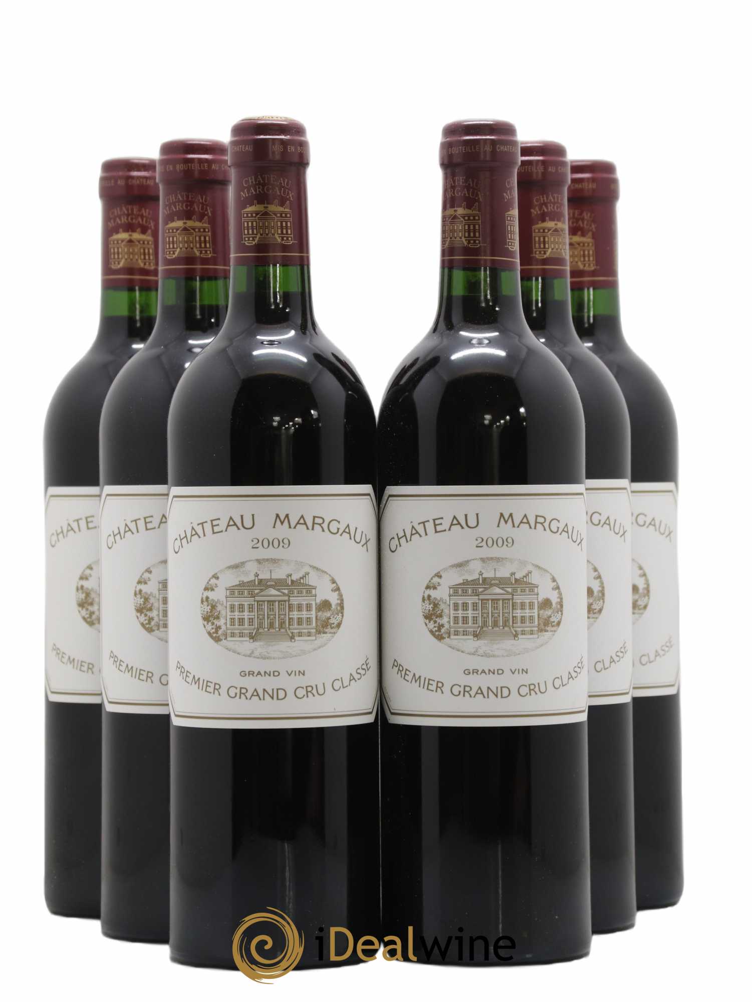 Château Margaux 1er Grand Cru Classé 2009 - Lot de 6 bouteilles - 0
