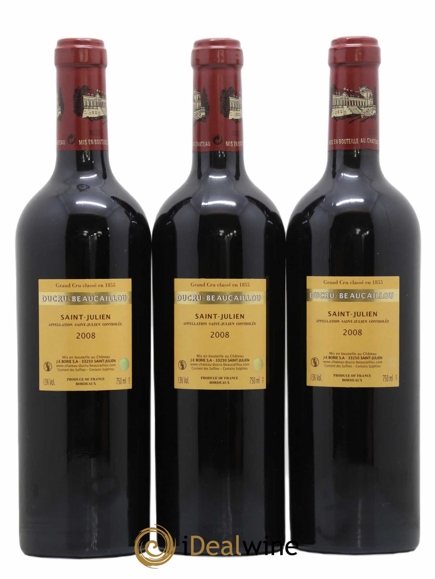 Château Ducru Beaucaillou 2ème Grand Cru Classé 2008 - Lotto di 6 bottiglie - 4
