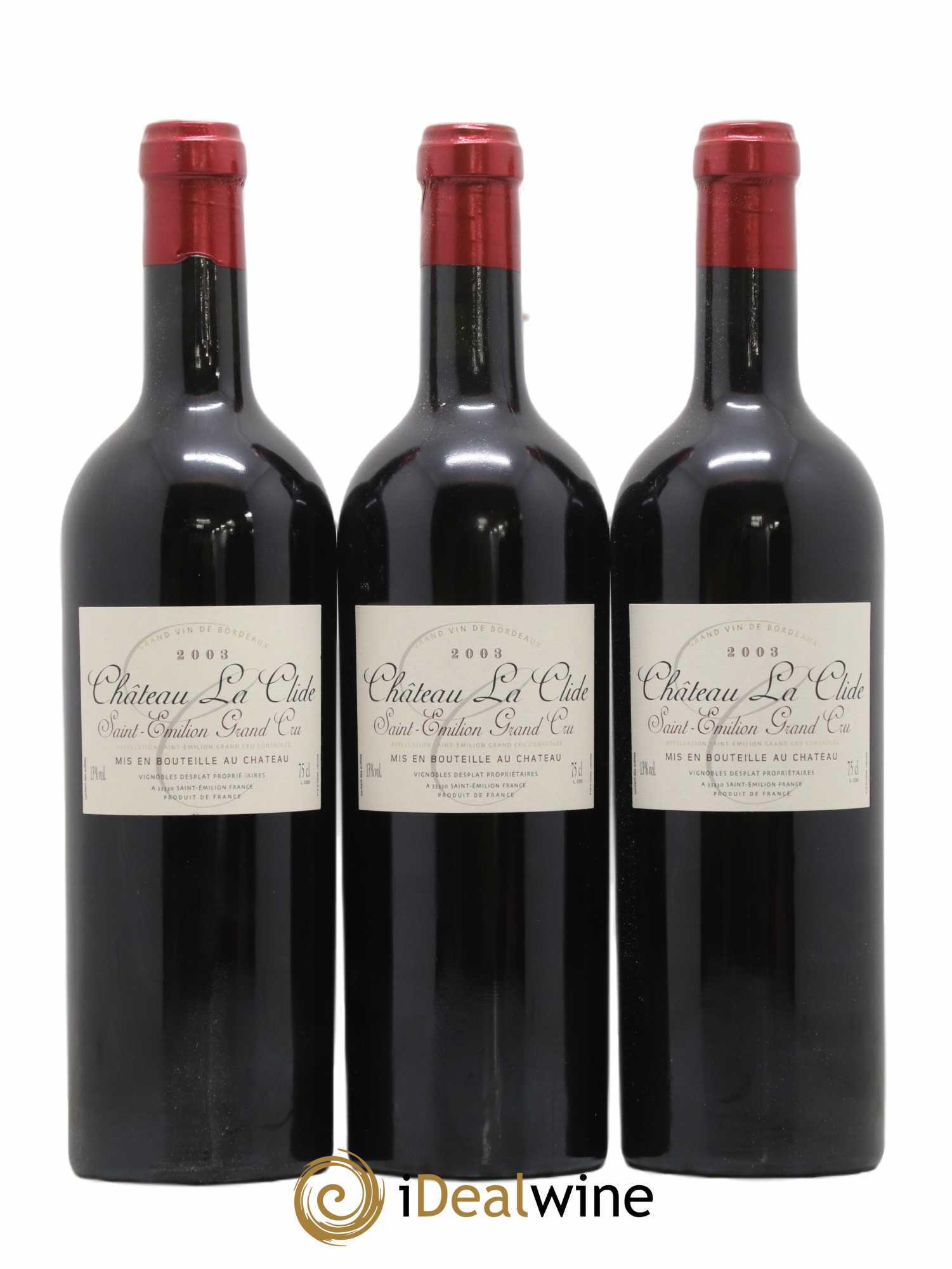 Saint-Émilion Grand Cru La Clide 2003 - Lot de 12 bouteilles - 1