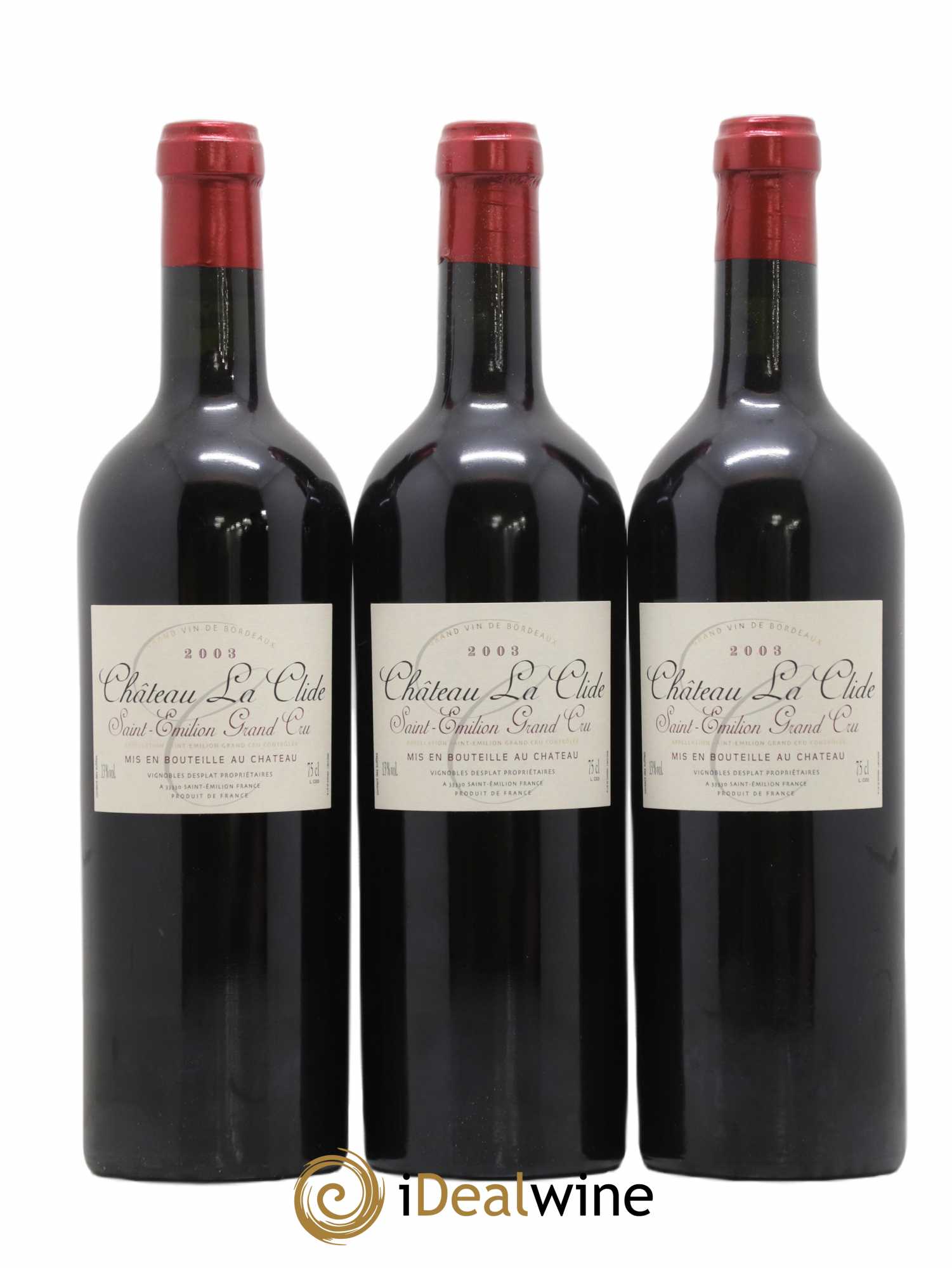 Saint-Émilion Grand Cru La Clide 2003 - Lot de 12 bouteilles - 2