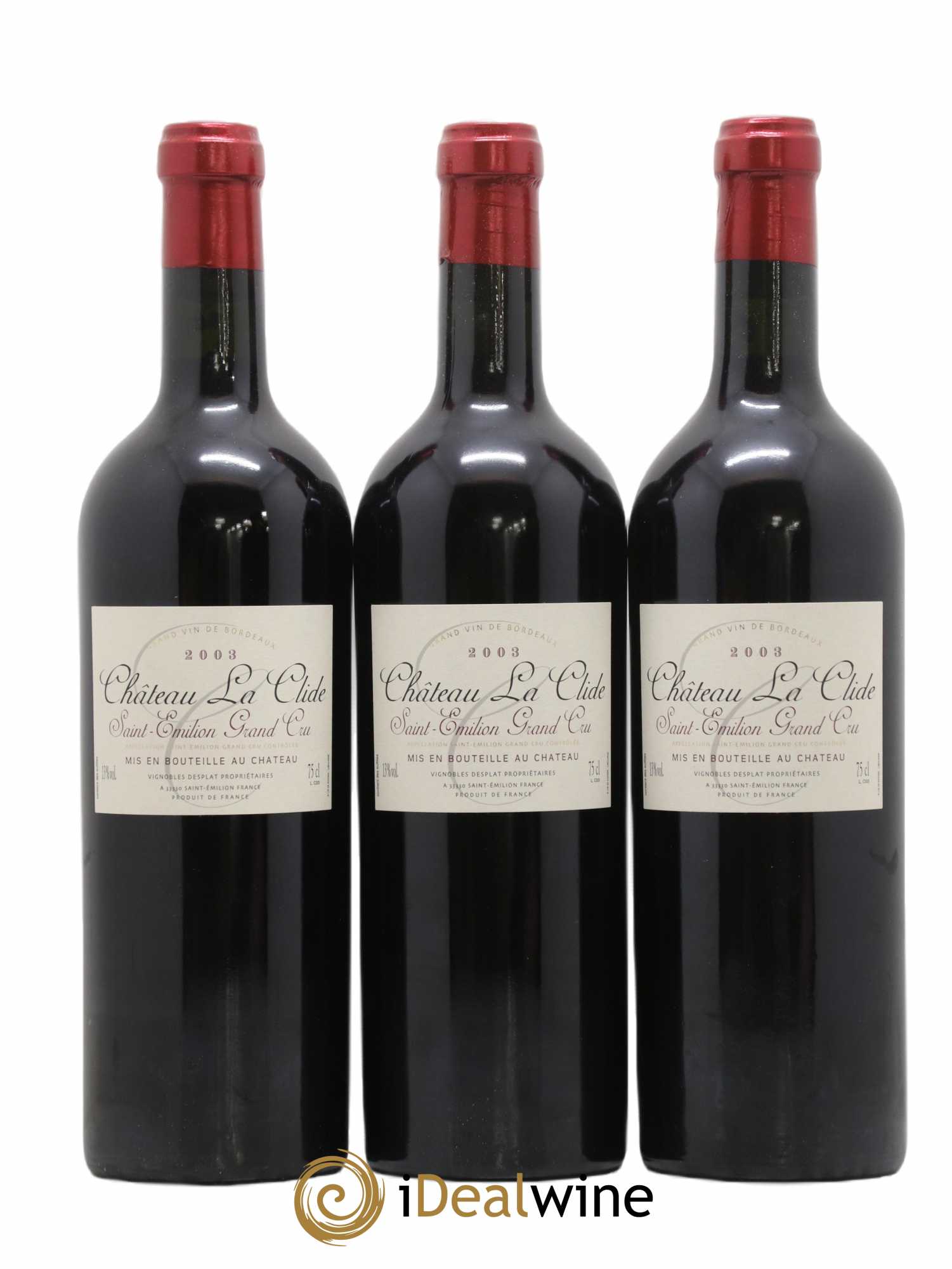 Saint-Émilion Grand Cru La Clide 2003 - Lot de 12 bouteilles - 3