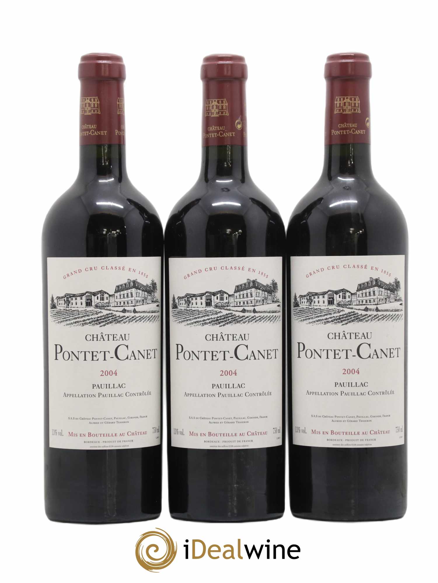 Château Pontet Canet 5ème Grand Cru Classé 2004 - Lot de 12 bouteilles - 4