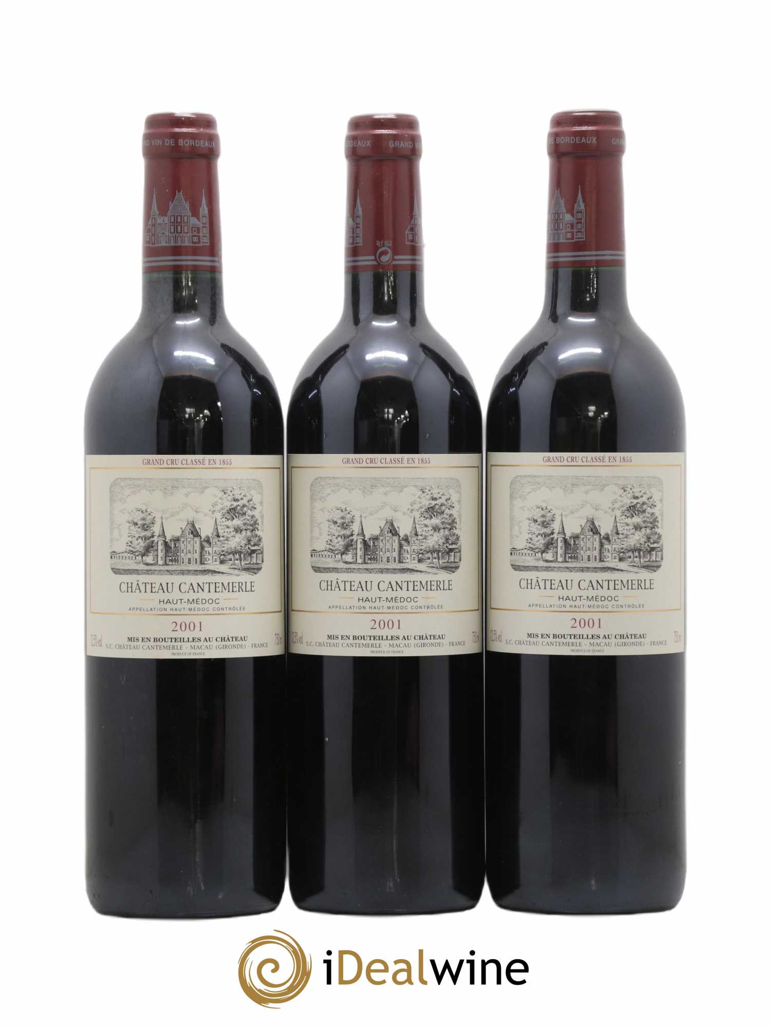 Château Cantemerle 5ème Grand Cru Classé 2001 - Lot of 12 bottles - 4