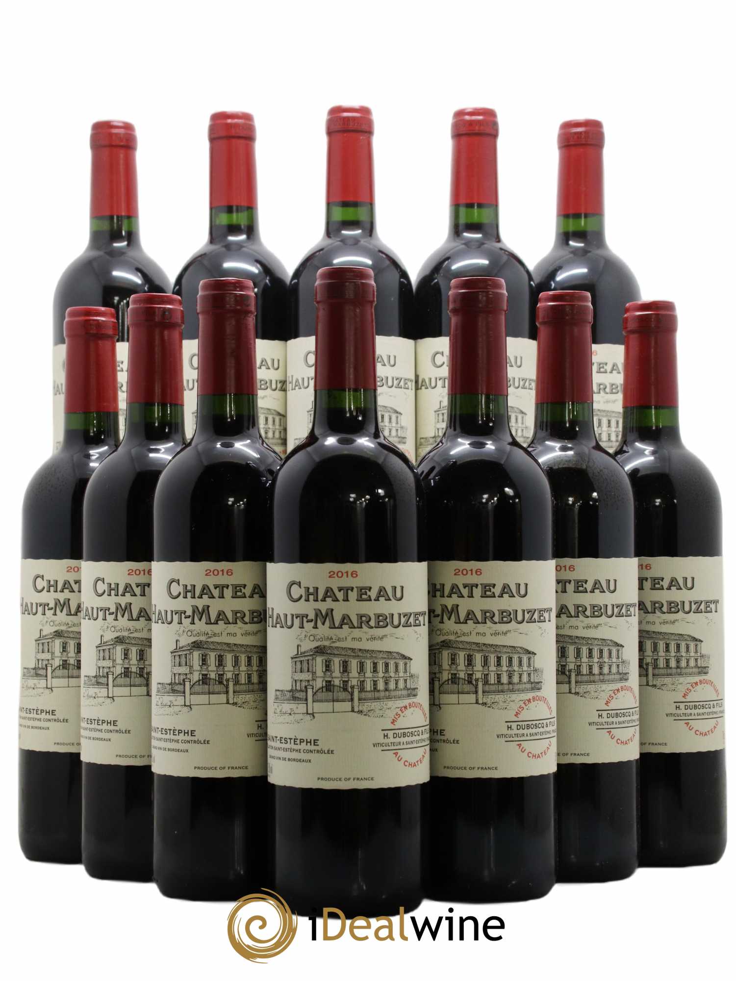 Château Haut Marbuzet 2016 - Lot de 12 bouteilles - 0