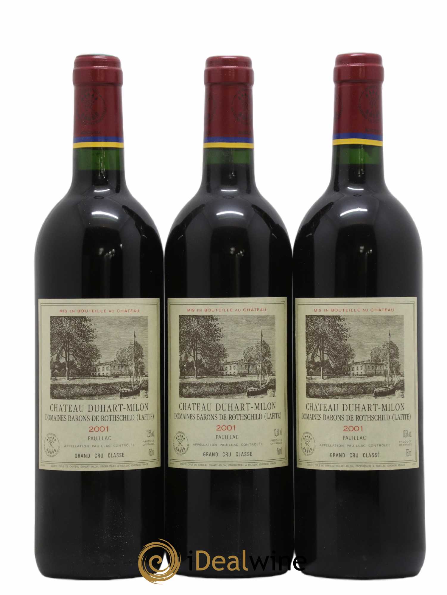 Château Duhart-Milon 4ème Grand Cru Classé 2001 - Lot de 12 bouteilles - 2