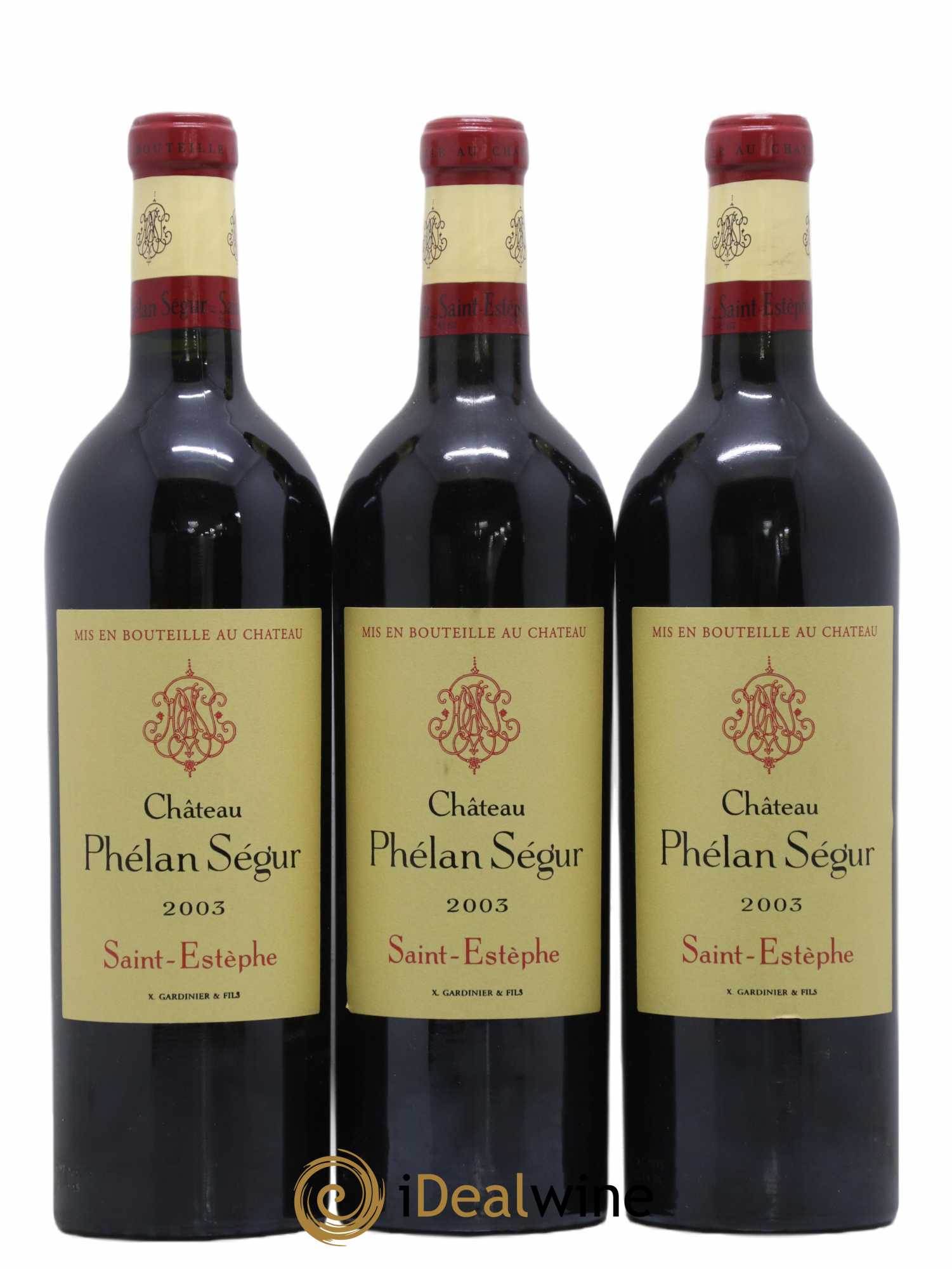 Château Phélan Ségur 2003 - Lot de 12 bouteilles - 1