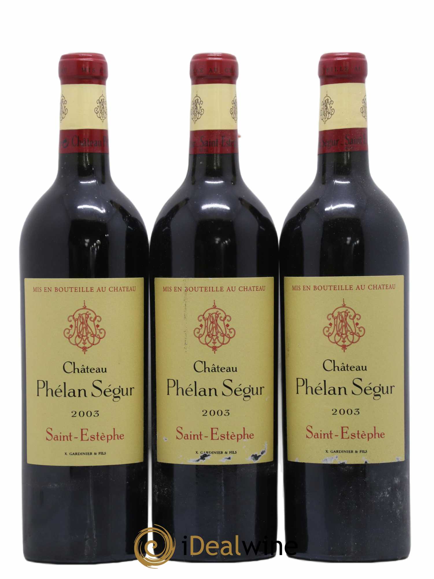 Château Phélan Ségur 2003 - Lot de 12 bouteilles - 3
