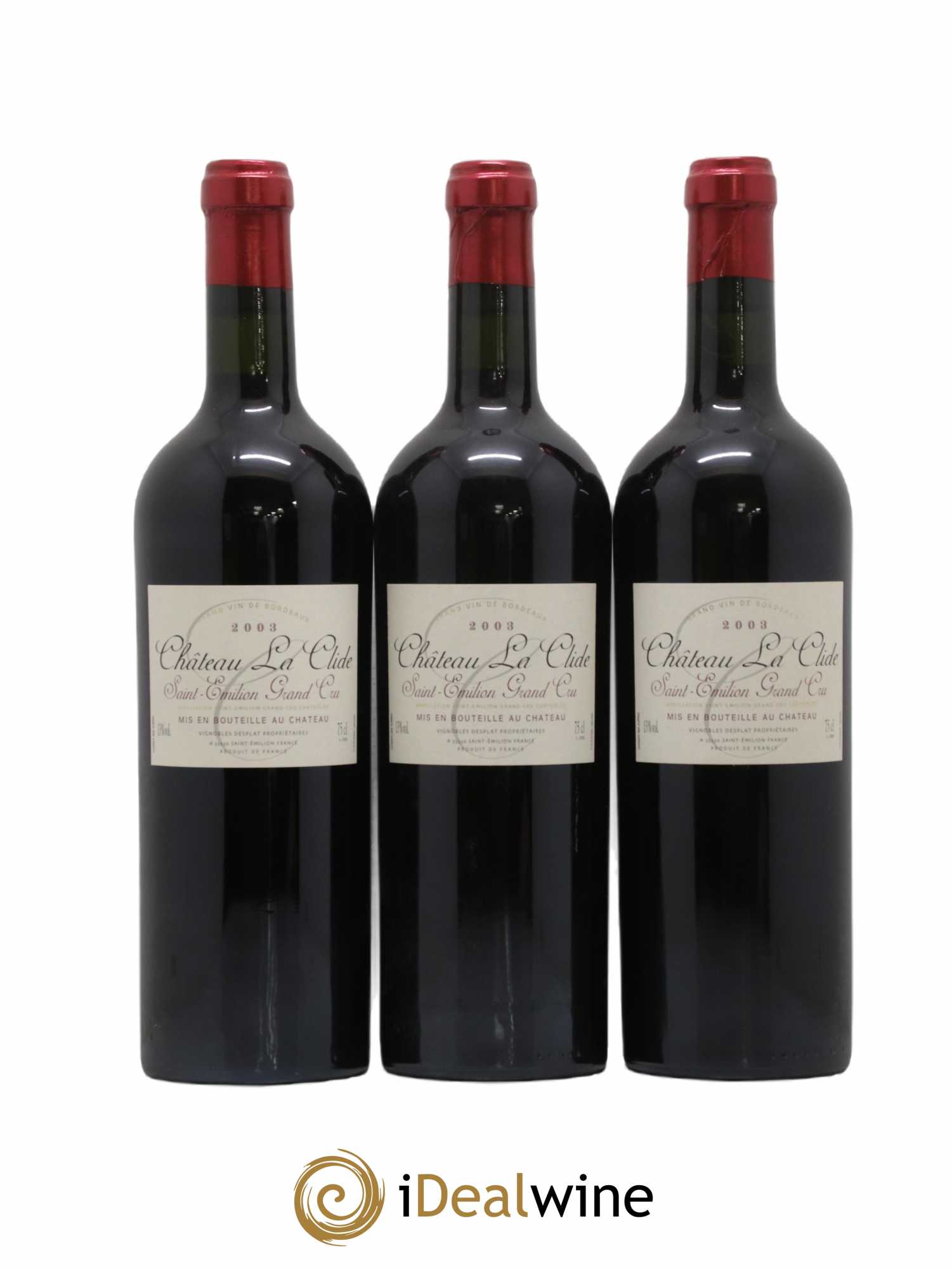 Saint-Émilion Grand Cru La Clide 2003 - Lot de 12 bouteilles - 1