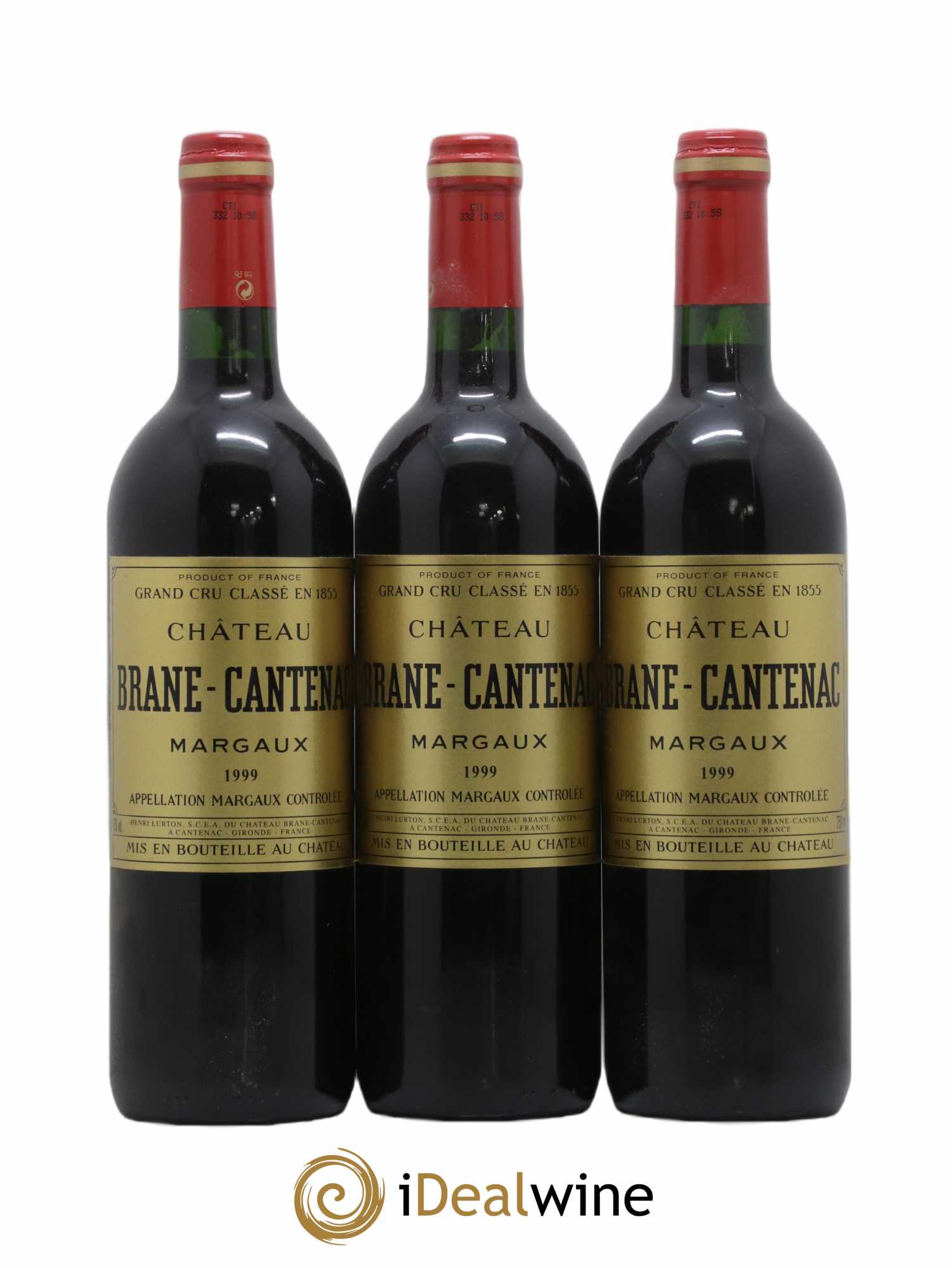 Château Brane Cantenac 2ème Grand Cru Classé 1999 - Lot de 12 bouteilles - 1