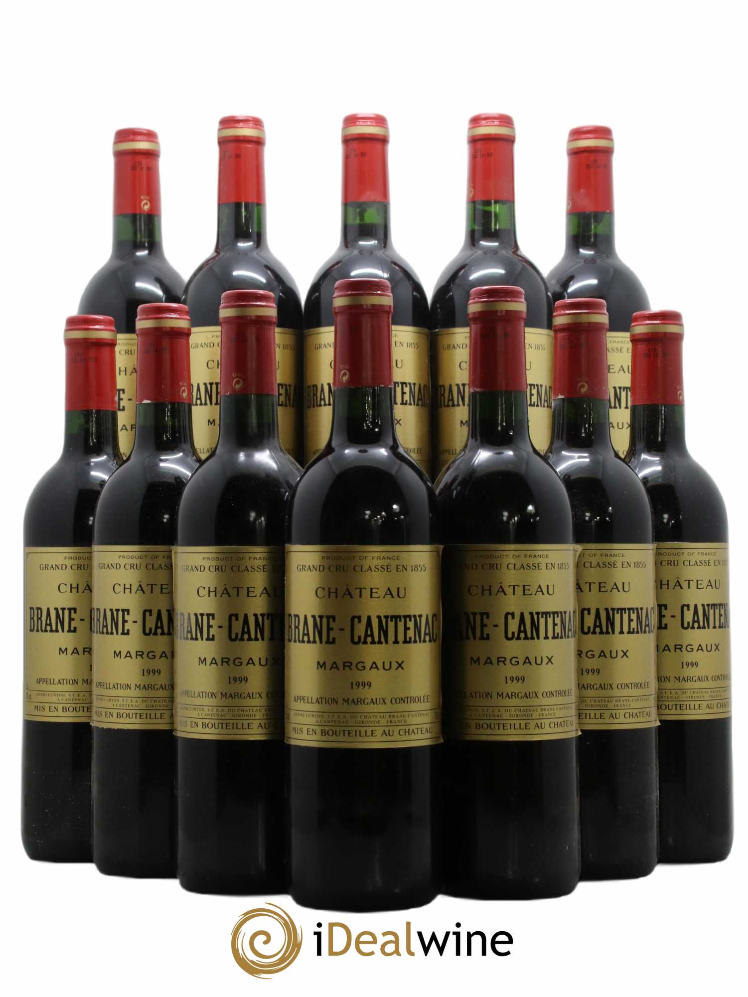Château Brane Cantenac 2ème Grand Cru Classé 1999 - Lot de 12 bouteilles - 0
