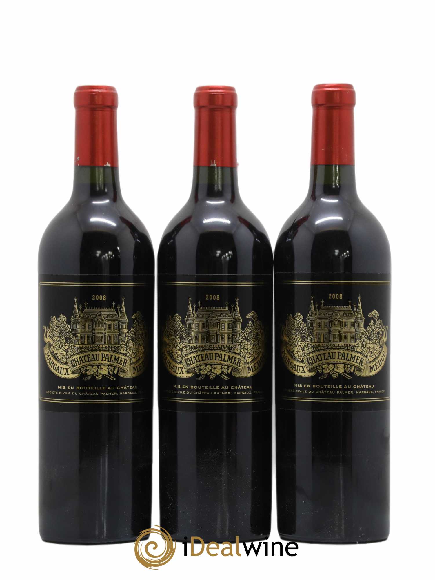 Château Palmer 3ème Grand Cru Classé 2008 - Lot de 12 bouteilles - 1