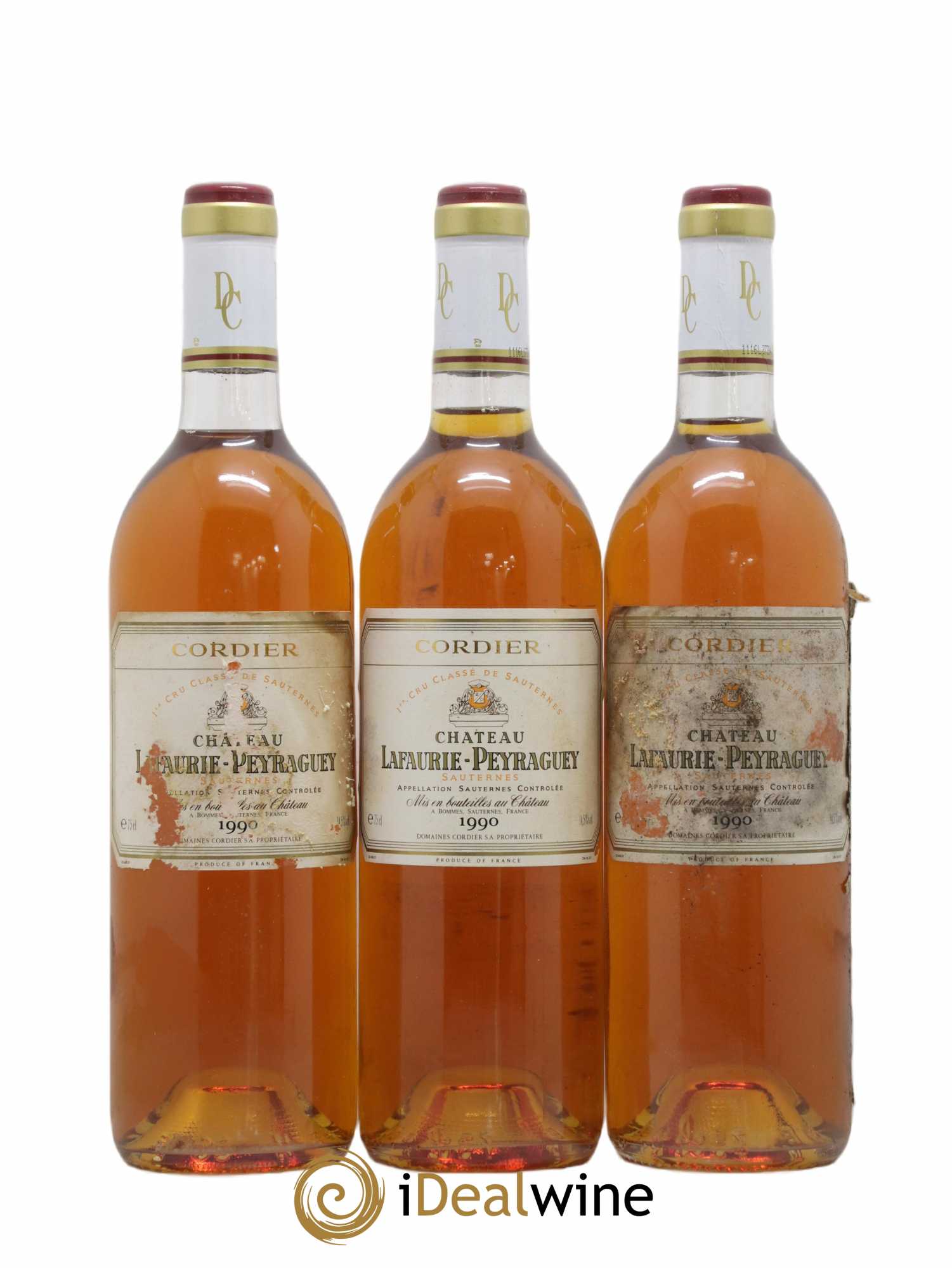 Château Lafaurie-Peyraguey 1er Grand Cru Classé 1990 - Posten von 12 Flaschen - 3