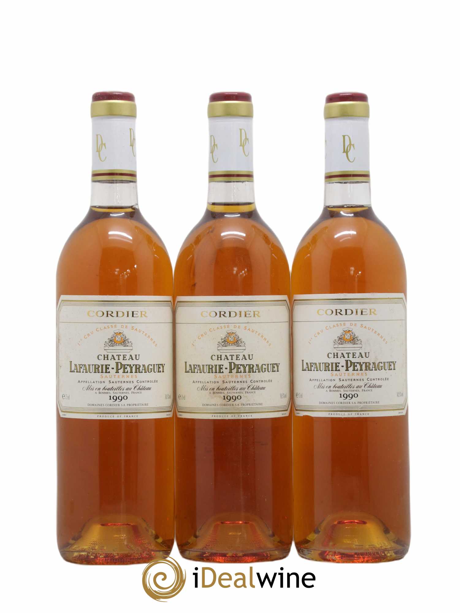 Château Lafaurie-Peyraguey 1er Grand Cru Classé 1990 - Posten von 12 Flaschen - 4