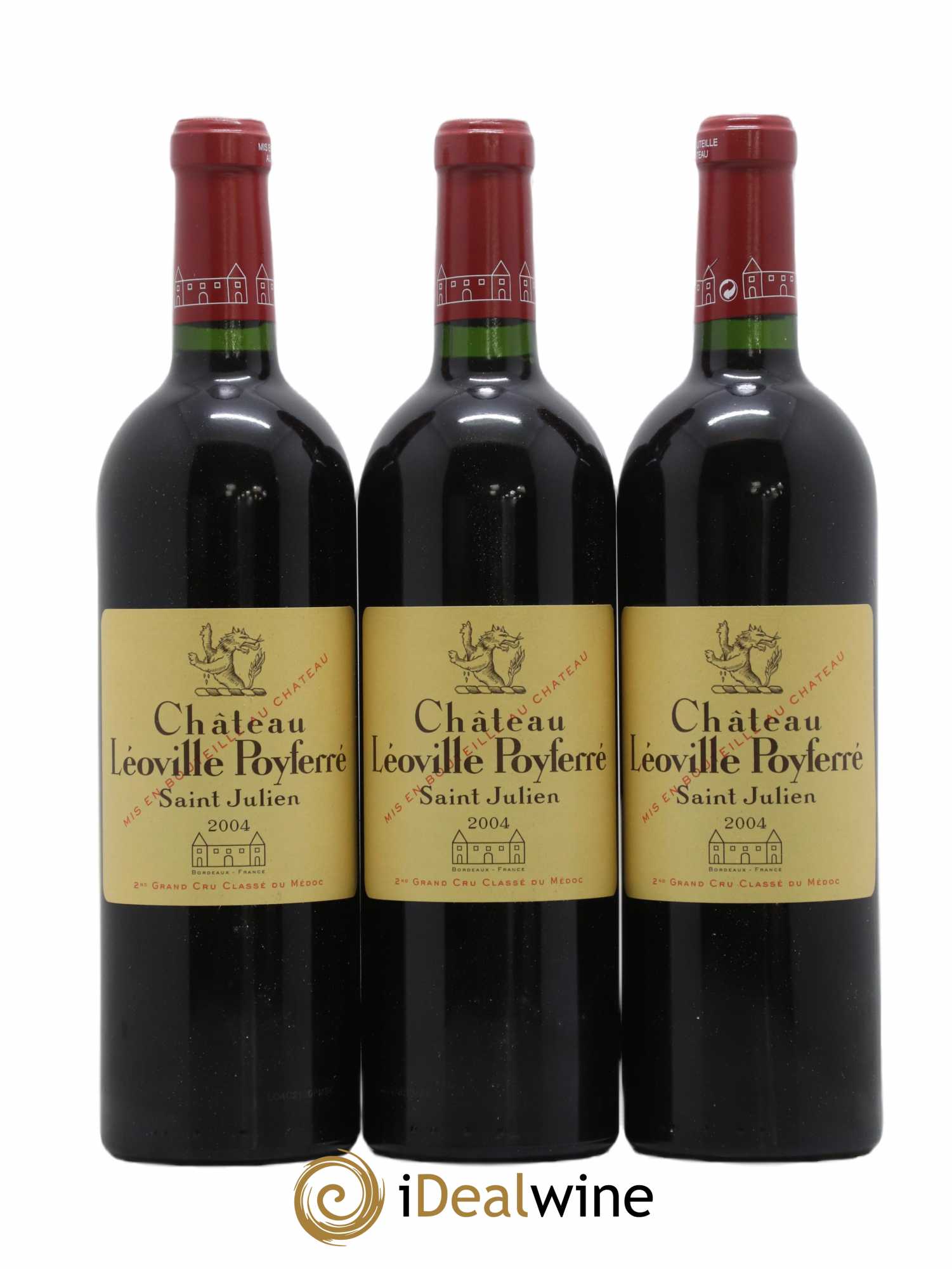 Château Léoville Poyferré 2ème Grand Cru Classé 2004 - Lot de 12 bouteilles - 2