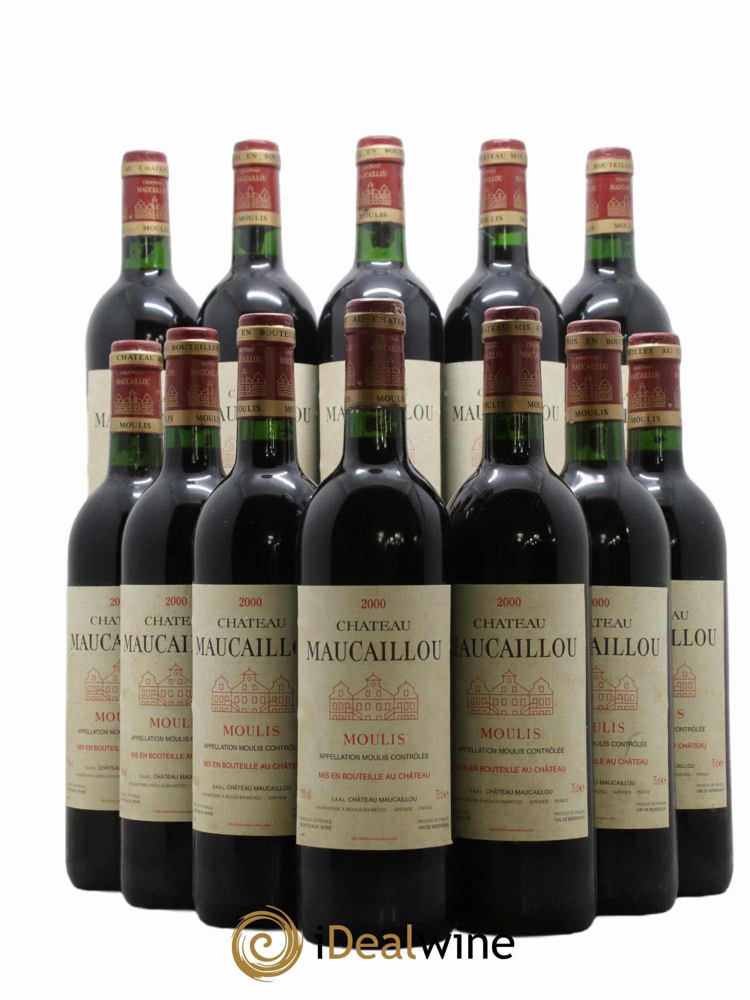 Château Maucaillou 2000 - Lot de 12 bouteilles - 0