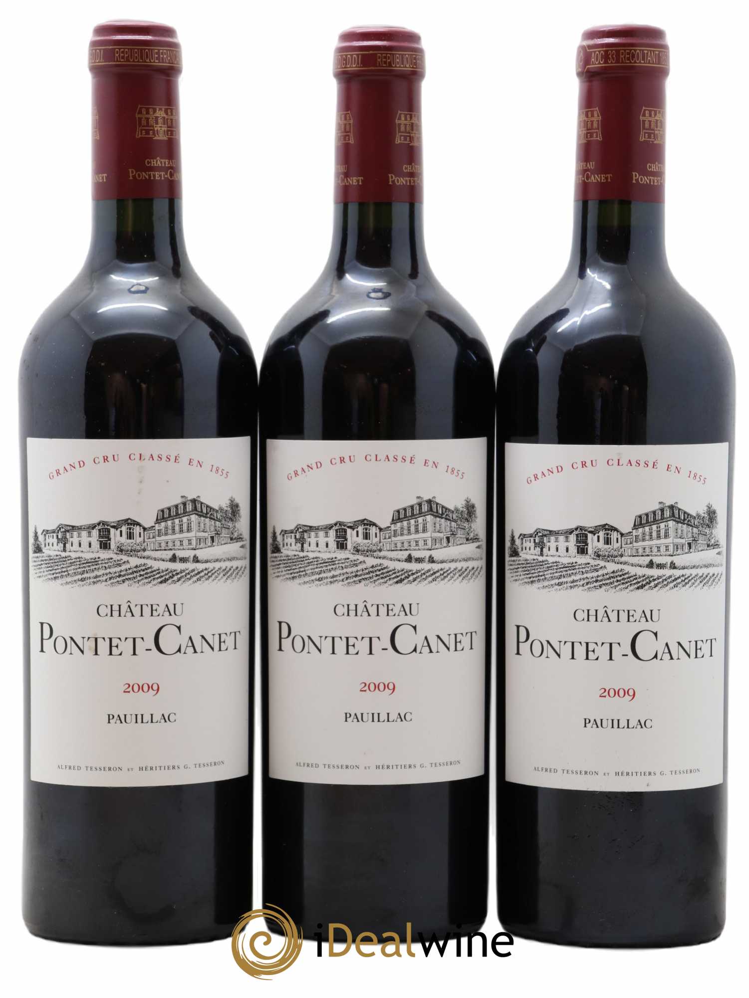 Château Pontet Canet 5ème Grand Cru Classé 2009 - Lot de 6 bouteilles - 3