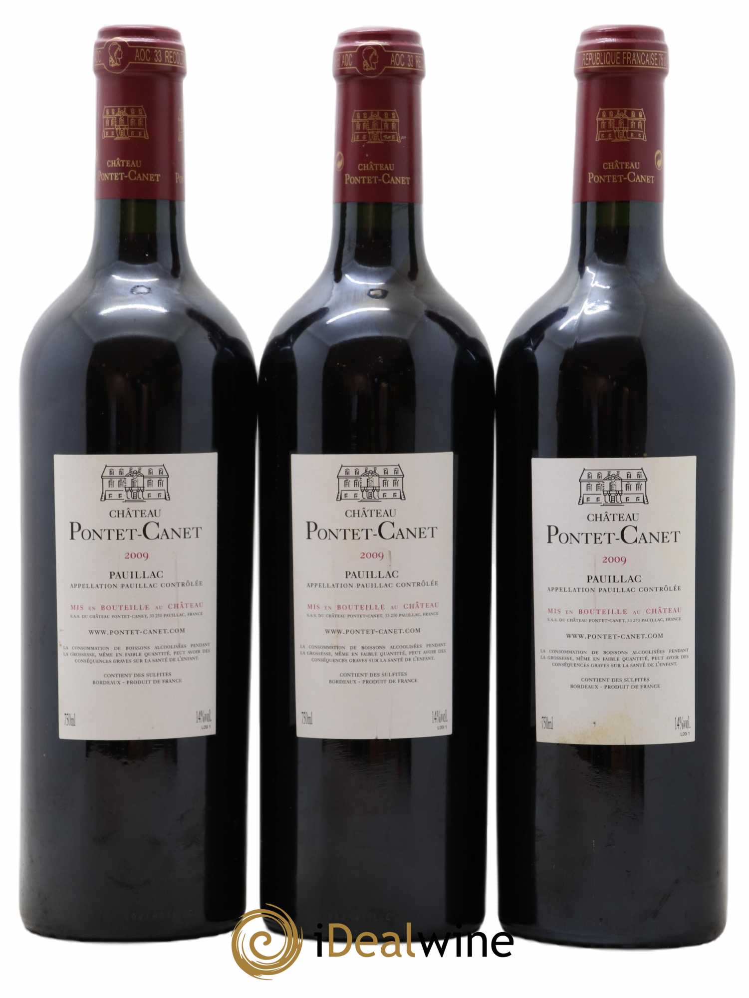 Château Pontet Canet 5ème Grand Cru Classé 2009 - Lot de 6 bouteilles - 4