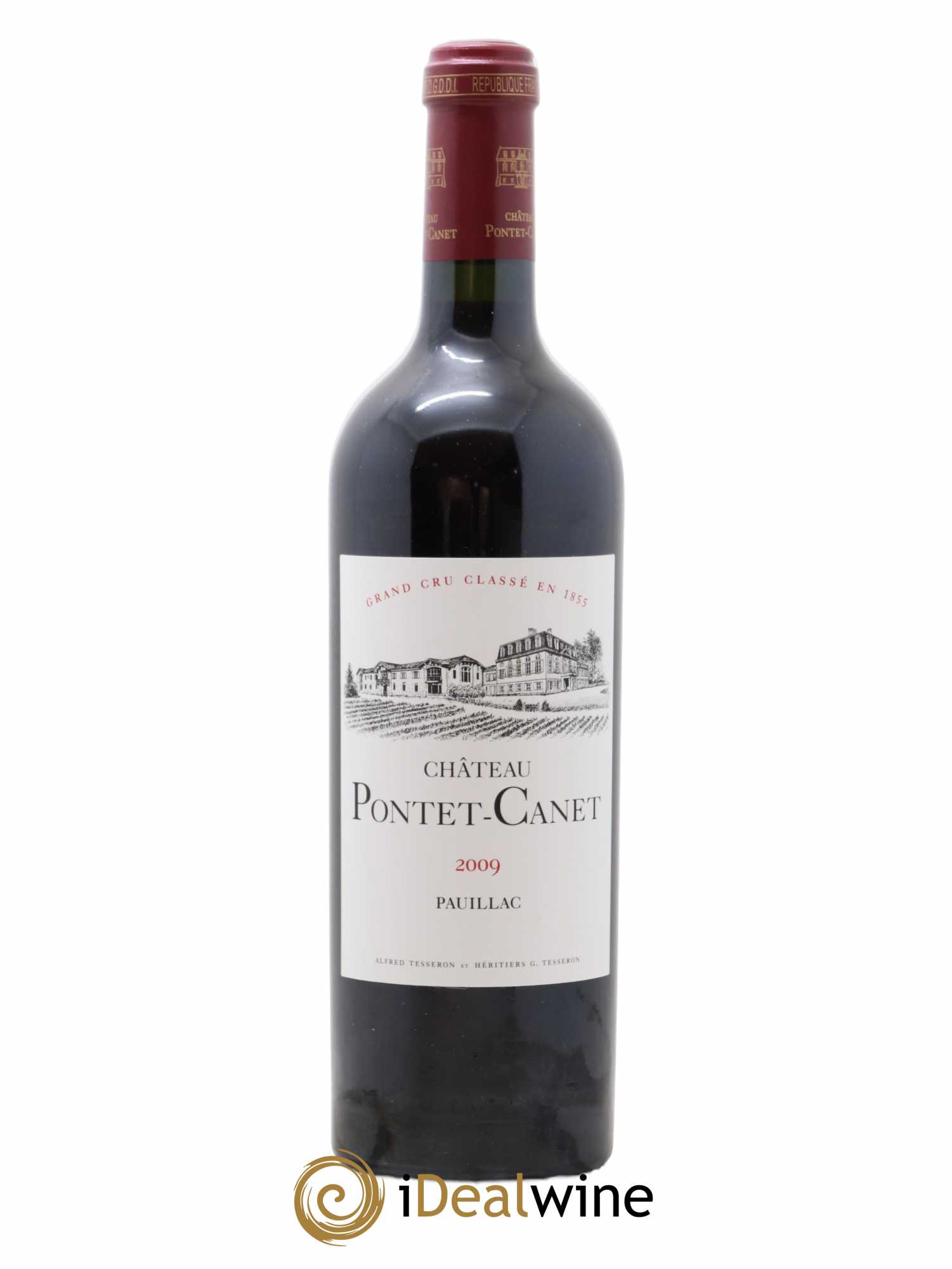 Château Pontet Canet 5ème Grand Cru Classé 2009 - Lot de 1 bouteille - 0