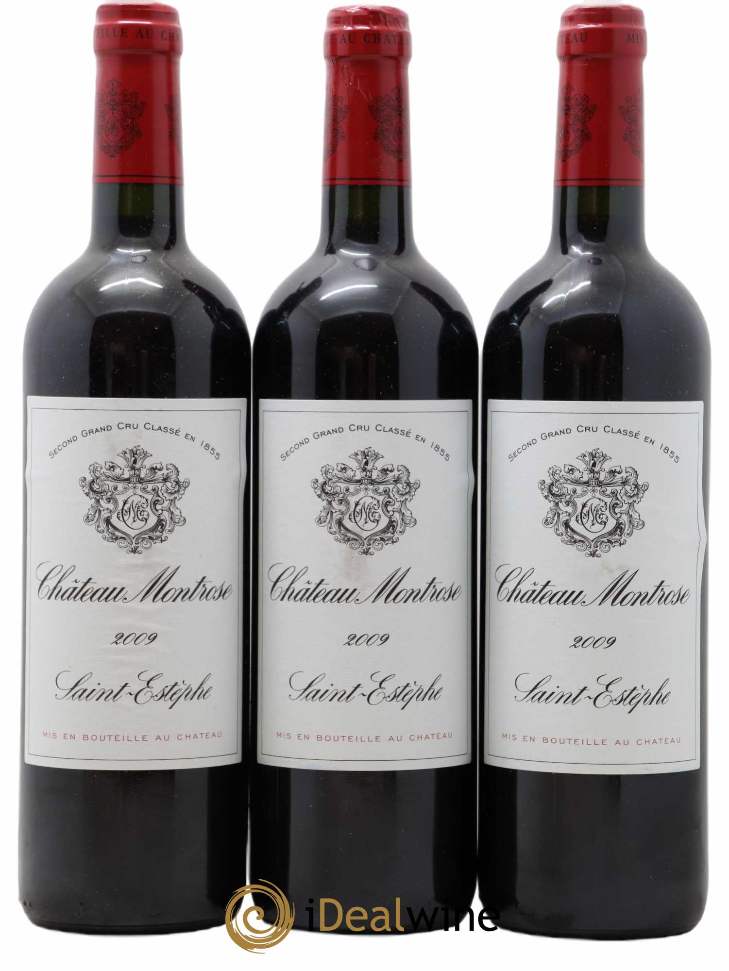 Château Montrose 2ème Grand Cru Classé 2009 - Lot of 3 bottles - 0