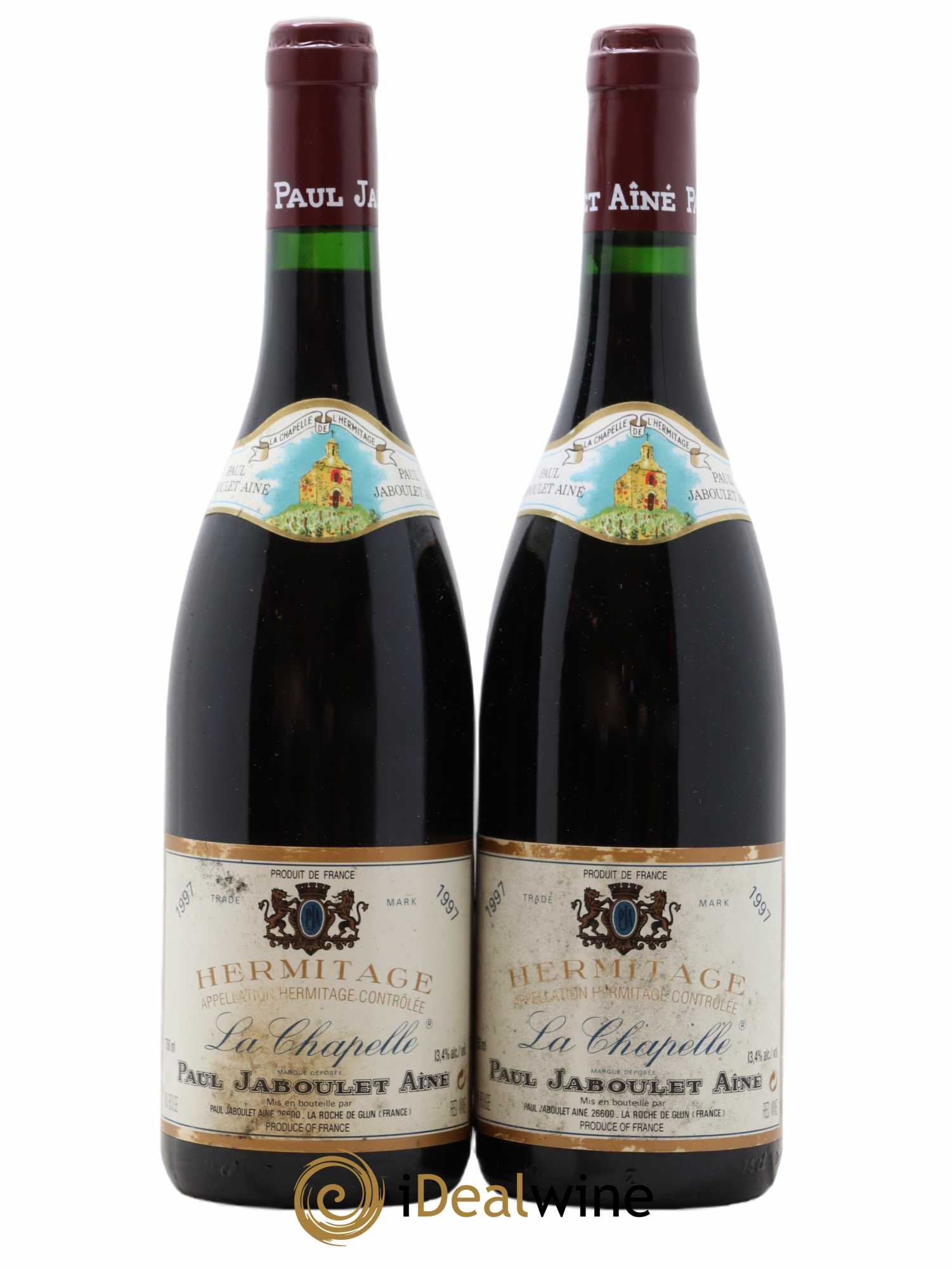 Hermitage La Chapelle Paul Jaboulet Ainé 1997 - Lot de 2 bouteilles - 0