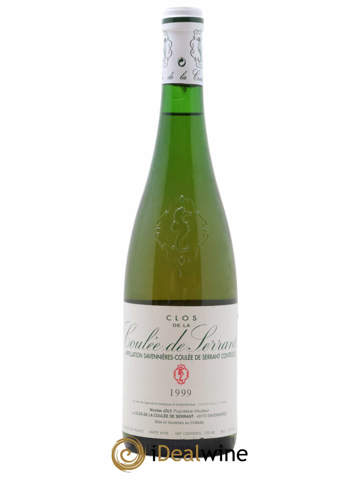 Savennières Clos de la Coulée de Serrant Vignobles de la Coulée de Serrant - Nicolas Joly 1999 - Lot de 1 bouteille - 0