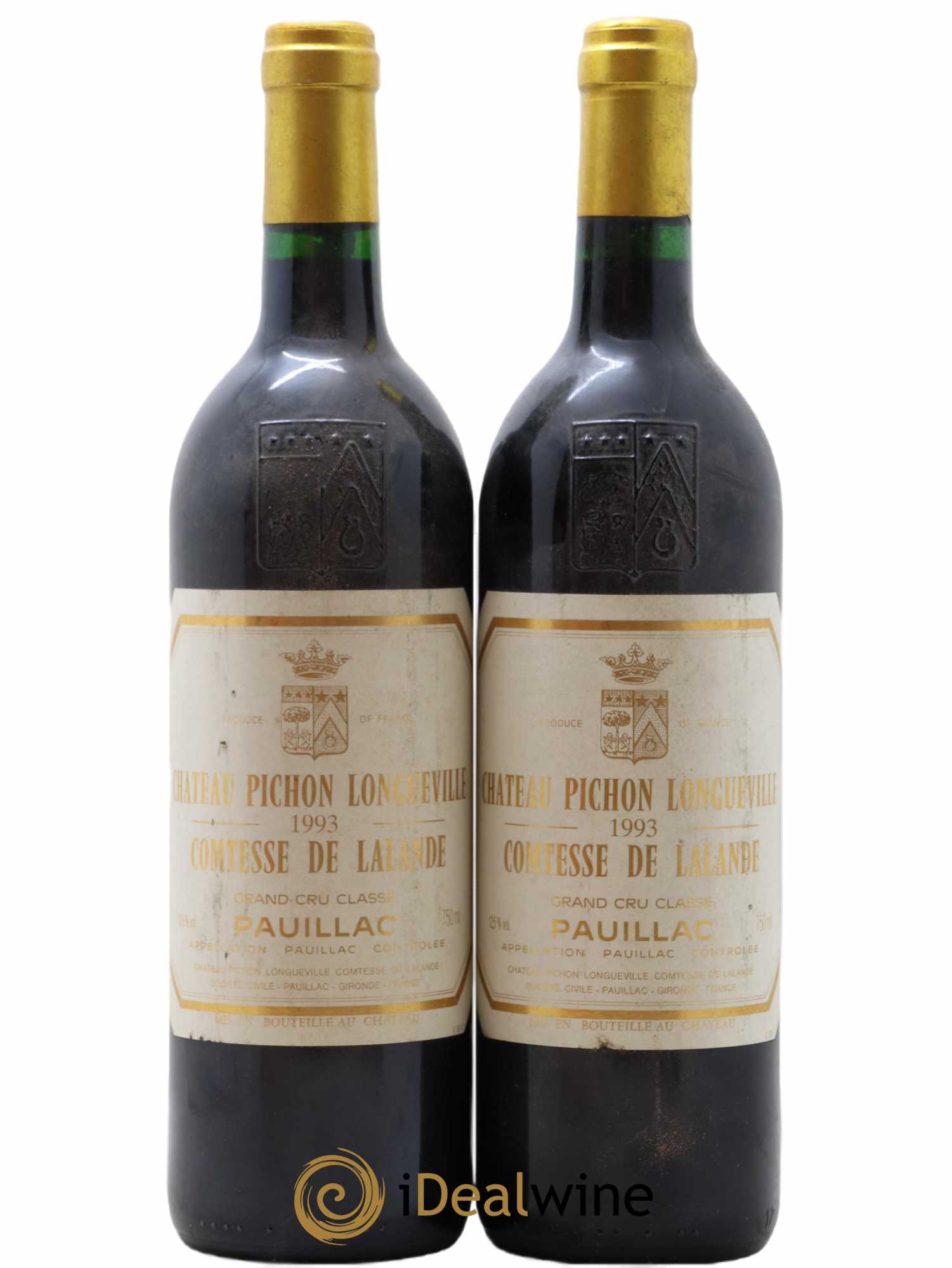 Château Pichon Longueville Comtesse de Lalande 2ème Grand Cru Classé 1993 - Lot de 2 bouteilles - 0