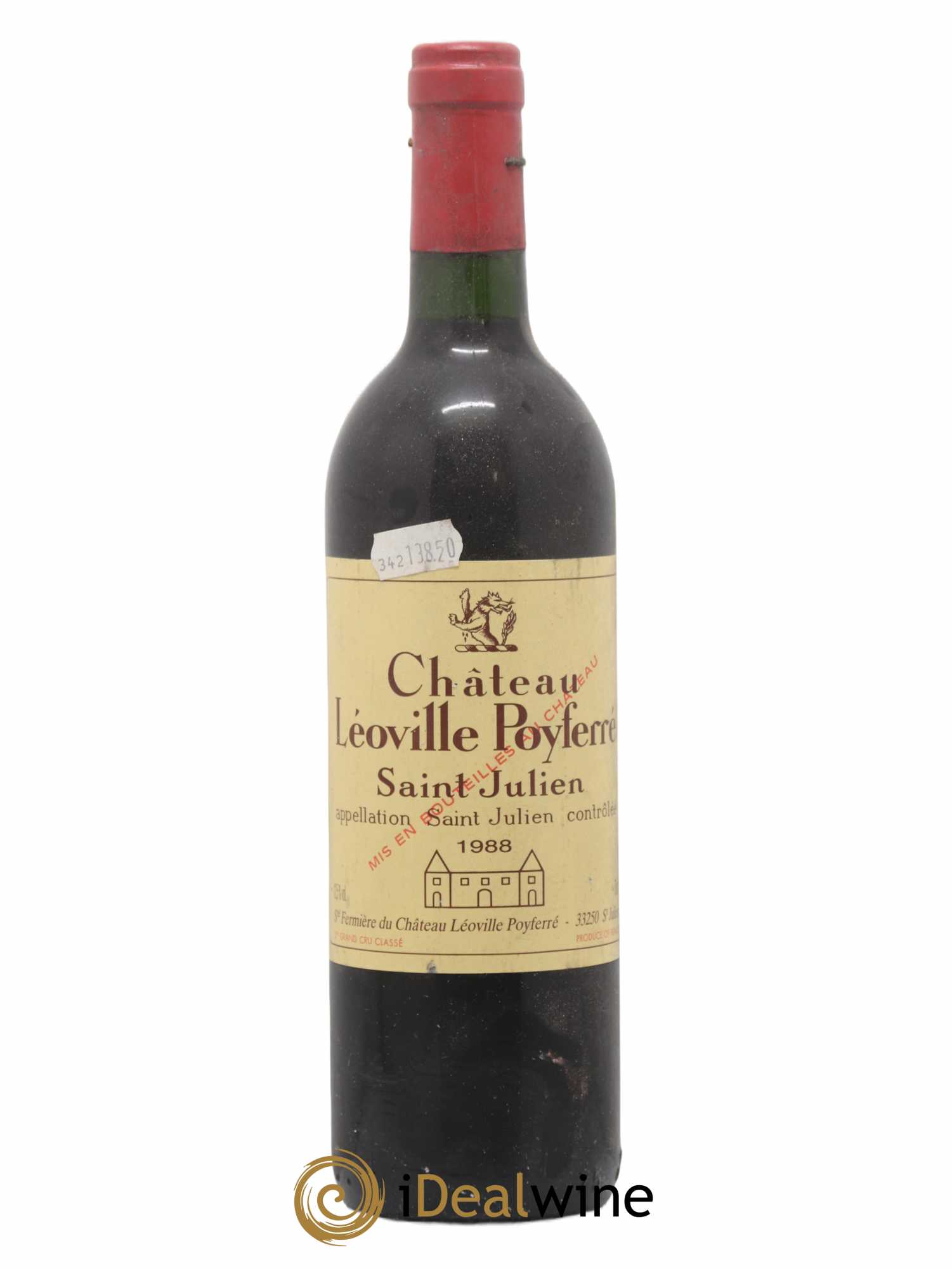 Château Léoville Poyferré 2ème Grand Cru Classé 1988 - Lot de 1 bouteille - 0