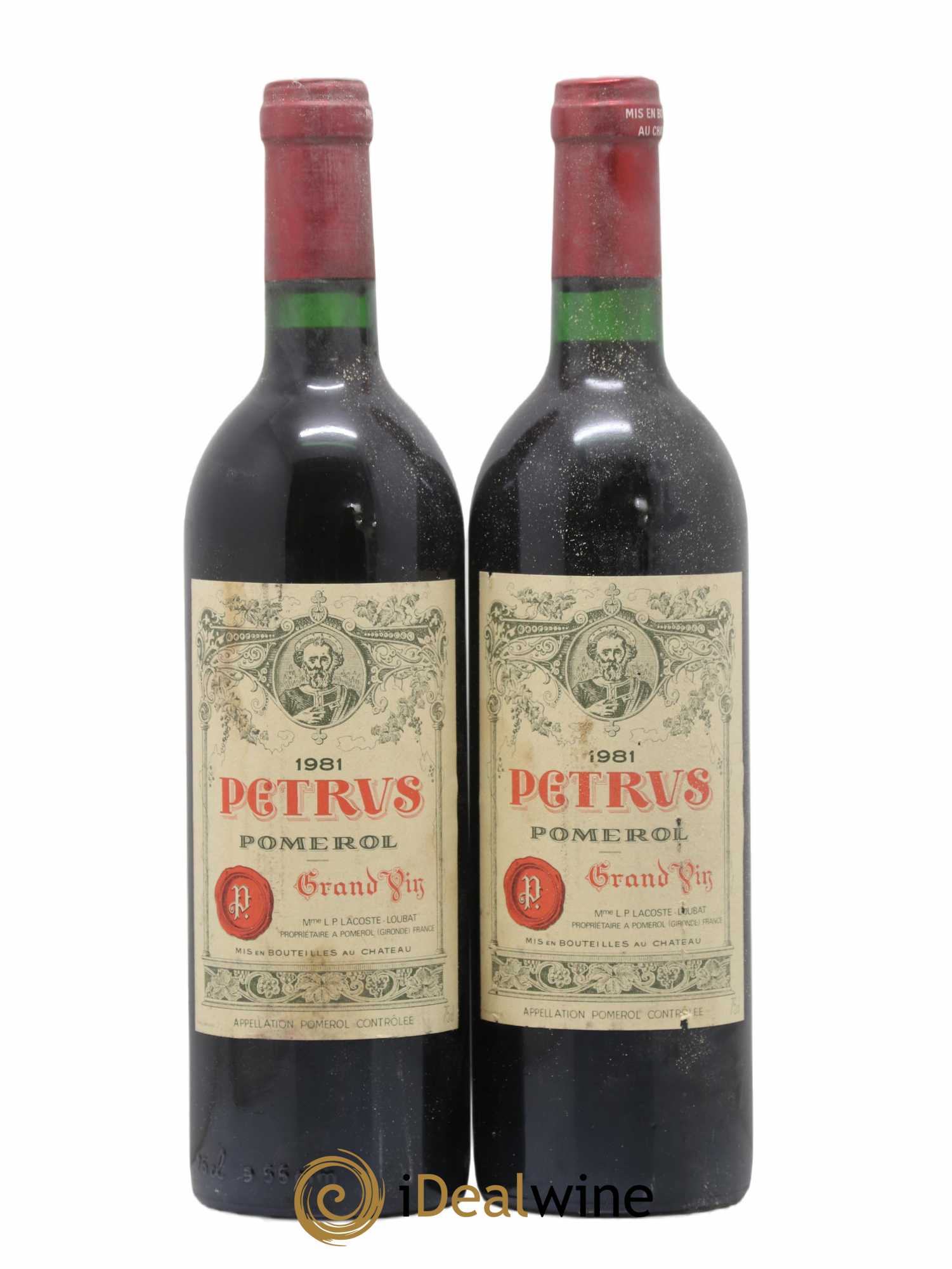 Petrus 1981 - Lot de 2 bouteilles - 0