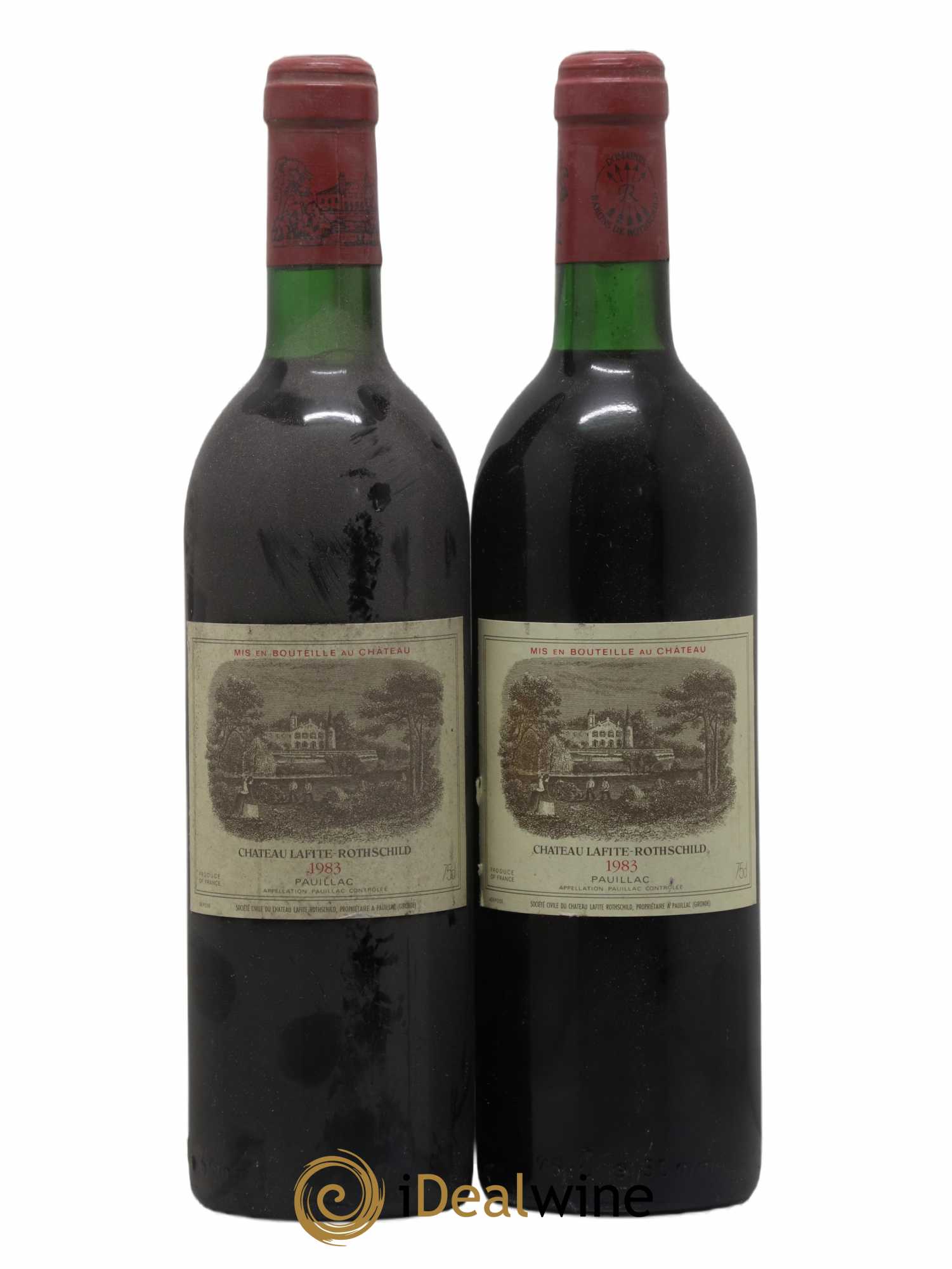 Château Lafite Rothschild 1er Grand Cru Classé 1983 - Lot de 2 bouteilles - 0