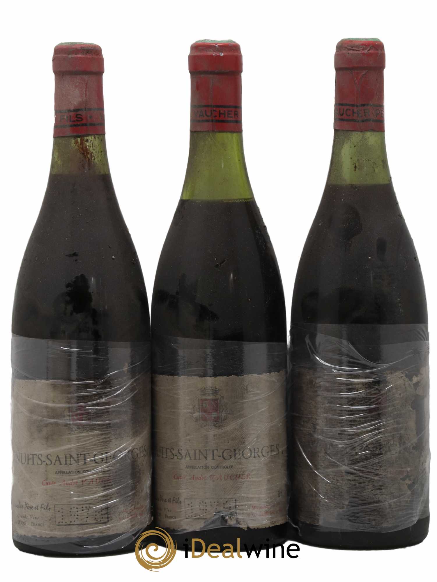 Nuits-Saint-Georges Vaucher 1978 - Lot de 3 bouteilles - 0