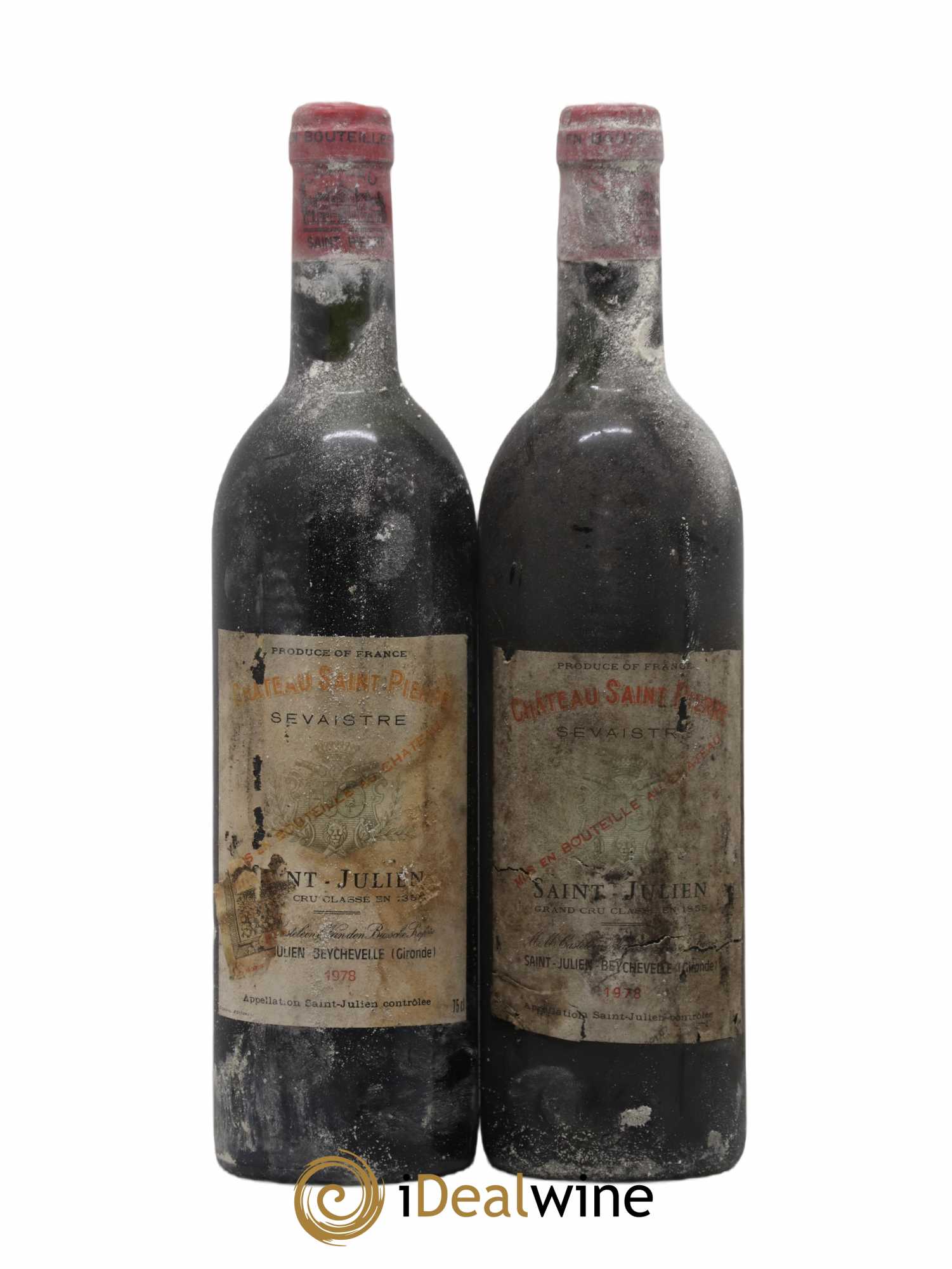 Saint-Julien Saint Pierre Sevaistre 1978 - Lot of 2 bottles - 0