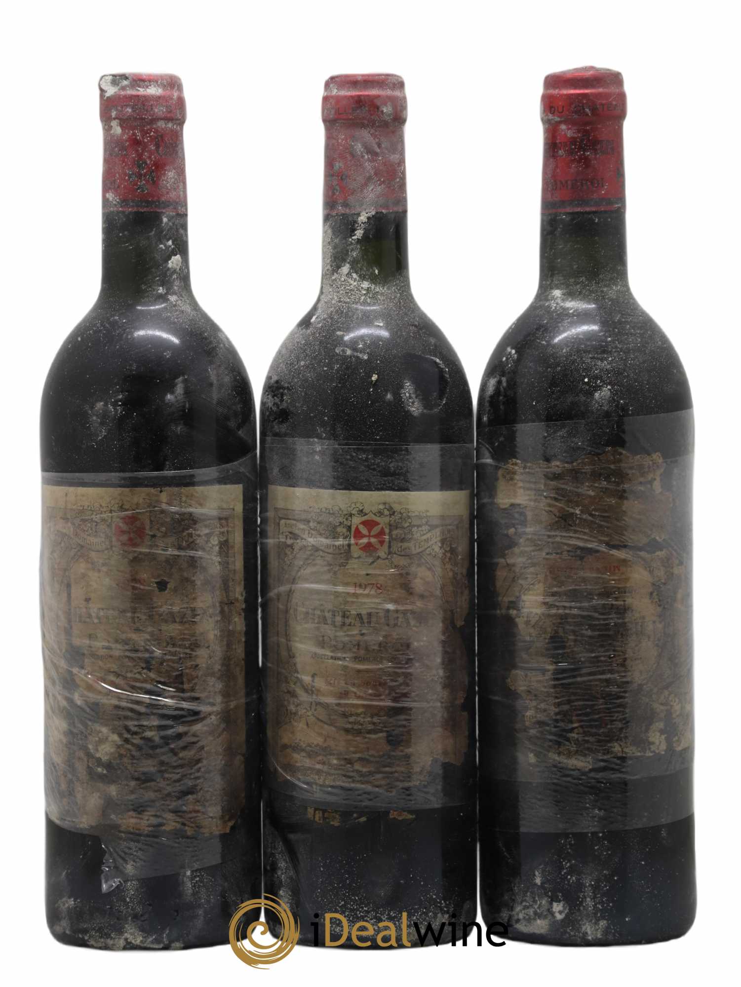Château Gazin 1978 - Lot de 3 bouteilles - 0