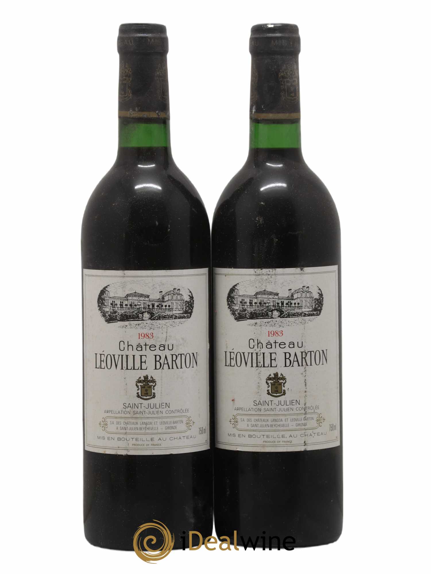 Château Léoville Barton 2ème Grand Cru Classé 1983 - Lot de 2 bouteilles - 0