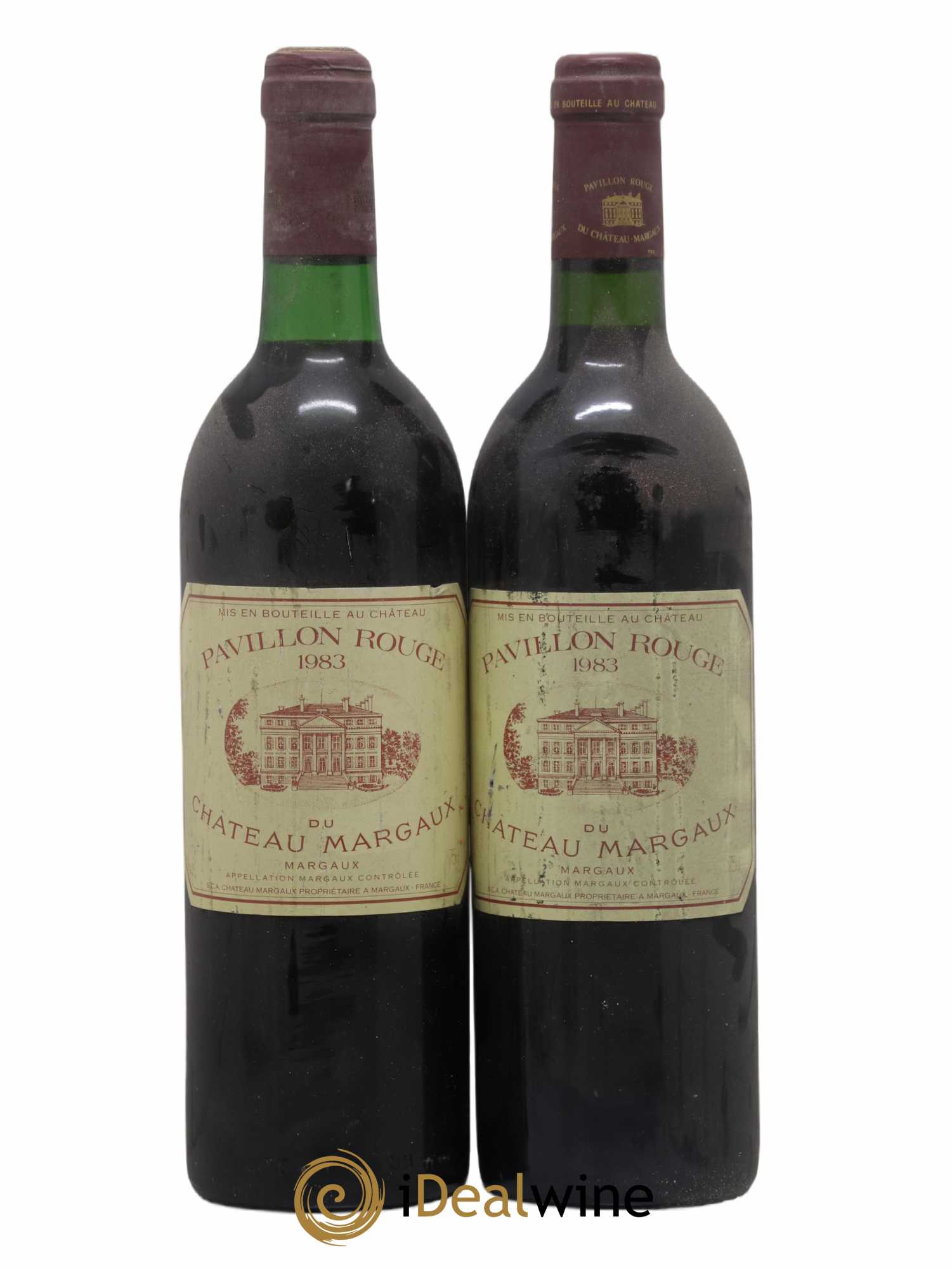 Pavillon Rouge du Château Margaux Second Vin 1983 - Lot de 2 bouteilles - 0