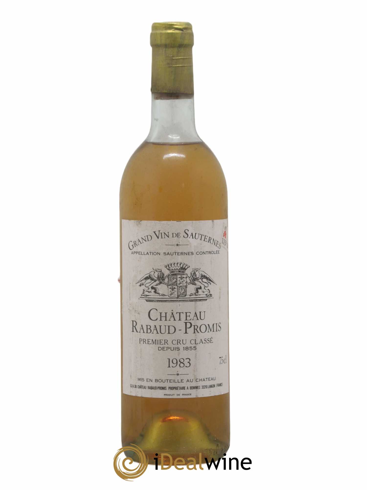 Château Rabaud Promis 1er Grand Cru Classé 1983 - Posten von 1 Flasche - 0