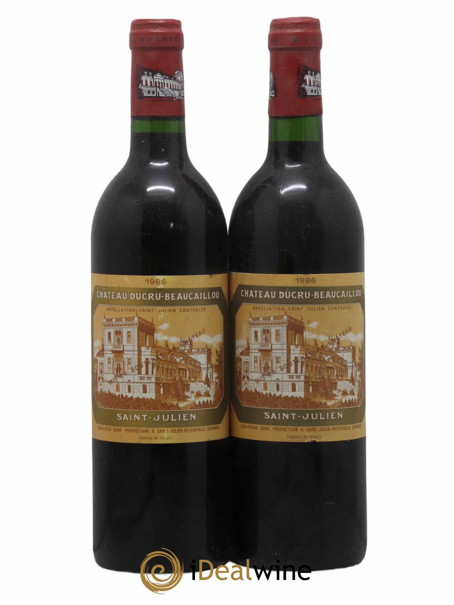 Château Ducru Beaucaillou 2ème Grand Cru Classé 1986 - Lot de 2 bouteilles - 0