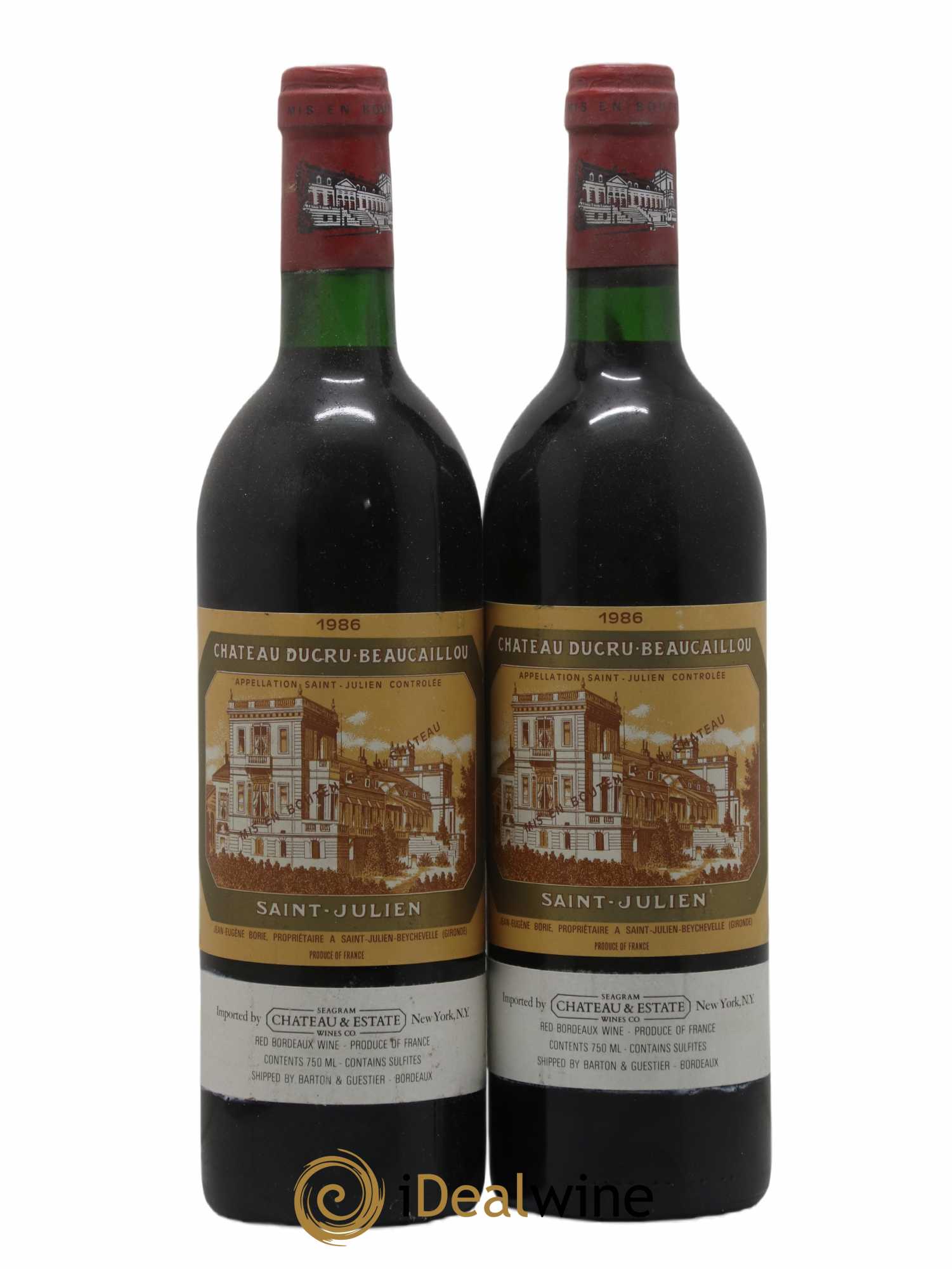Château Ducru Beaucaillou 2ème Grand Cru Classé 1986 - Lot de 2 bouteilles - 0