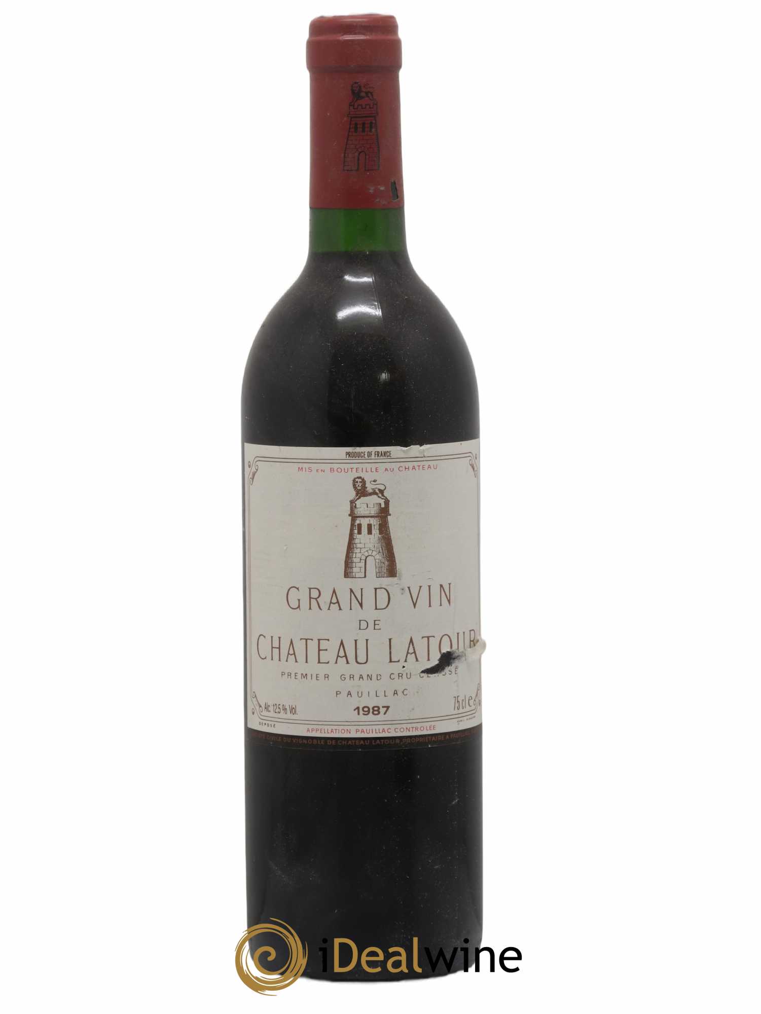 Château Latour 1er Grand Cru Classé 1987 - Lot de 1 bouteille - 0