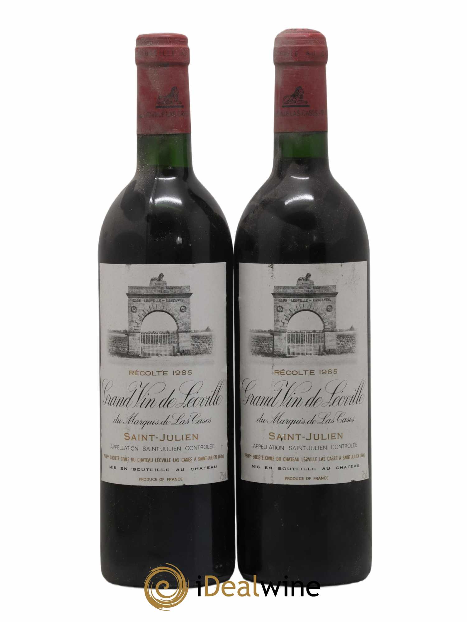 Château Léoville Las Cases 2ème Grand Cru Classé 1985 - Lot de 2 bouteilles - 0