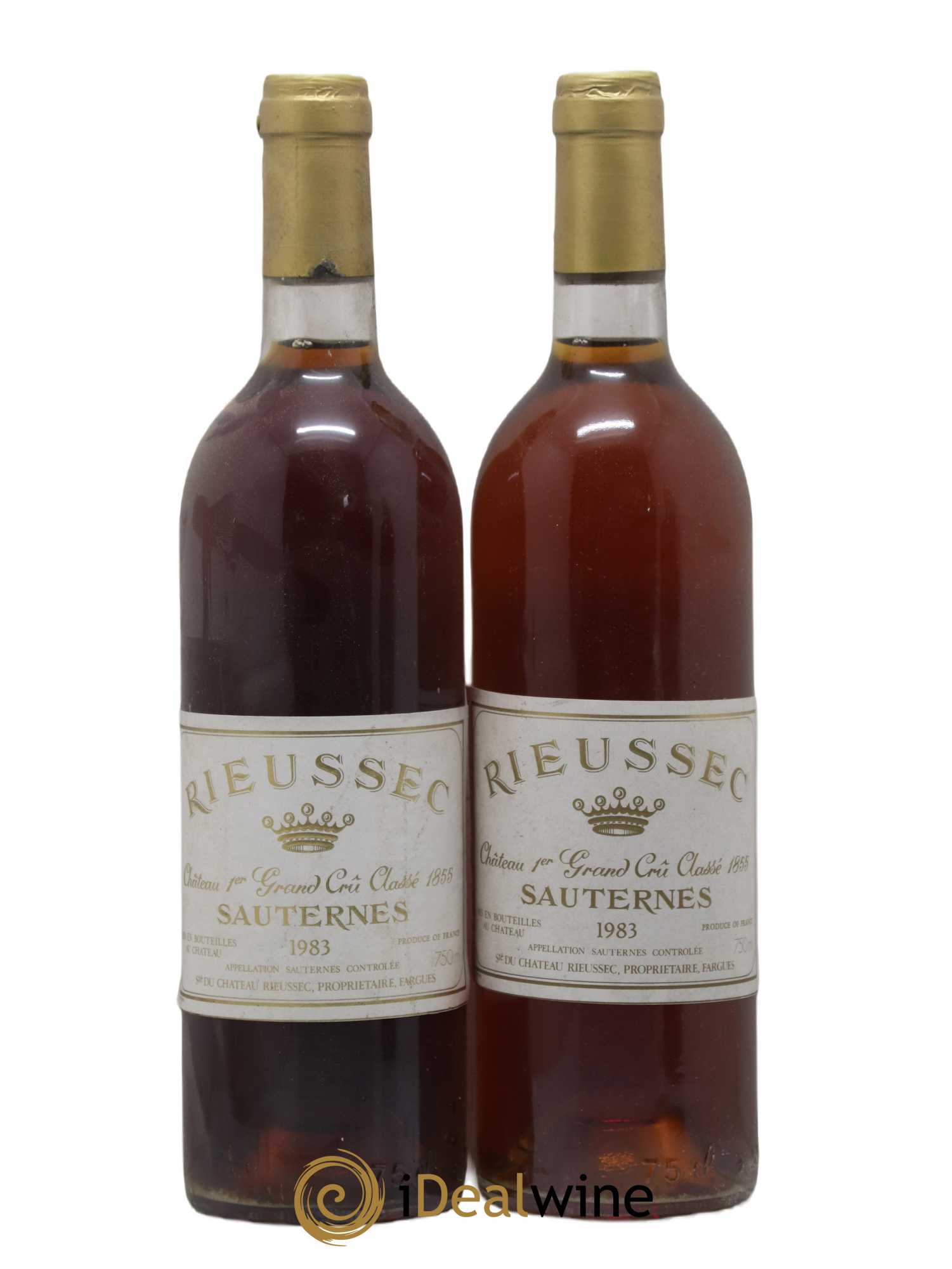 Château Rieussec 1er Grand Cru Classé 1983 - Lotto di 2 bottiglie - 0