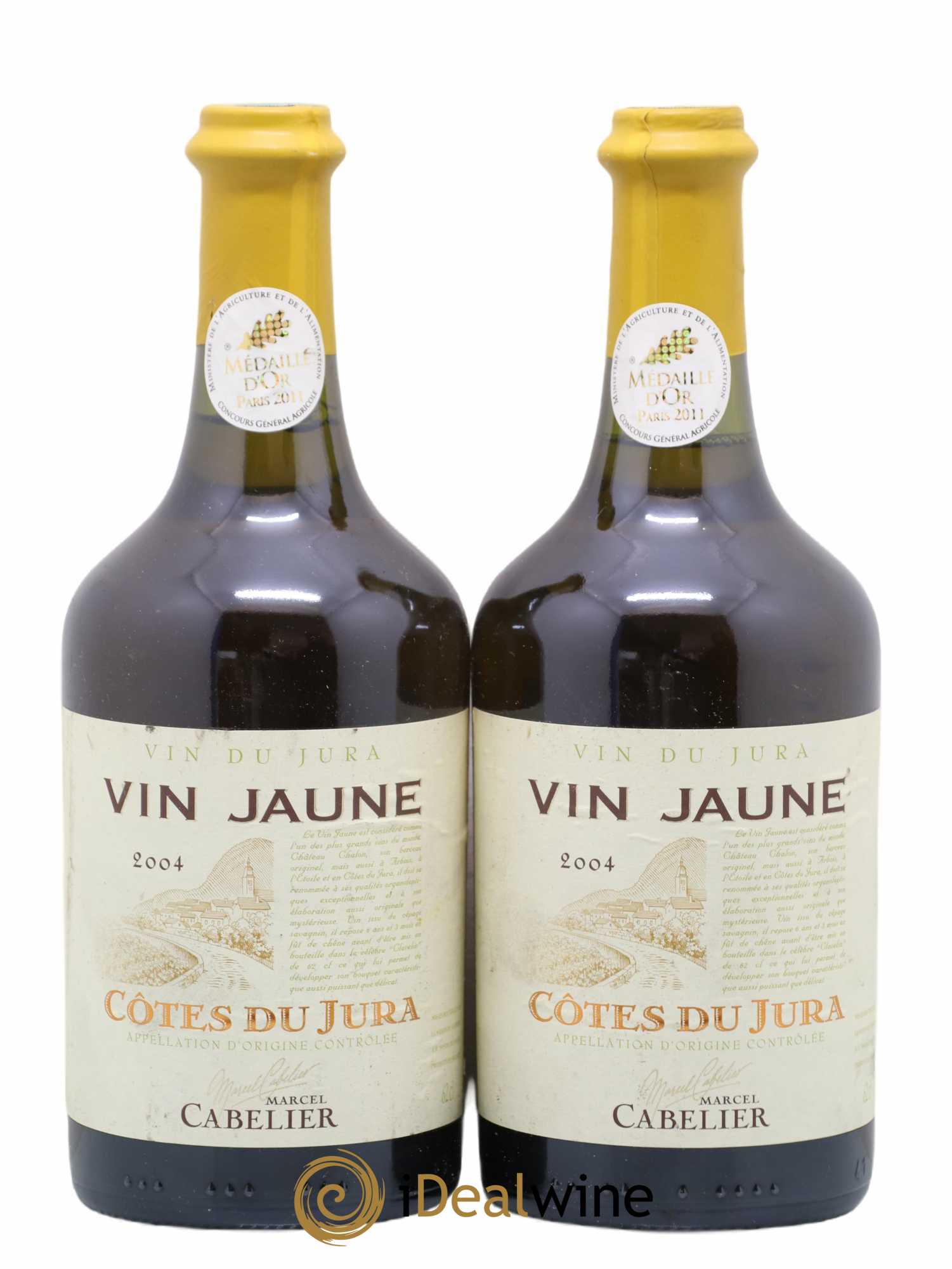 Côtes du Jura Vin Jaune Marcel Cabelier 2004 - Lot de 2 bouteilles - 0