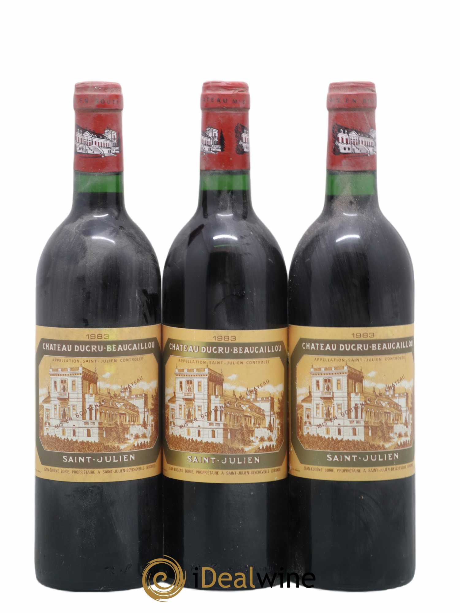 Château Ducru Beaucaillou 2ème Grand Cru Classé 1983 - Lot de 3 bouteilles - 0