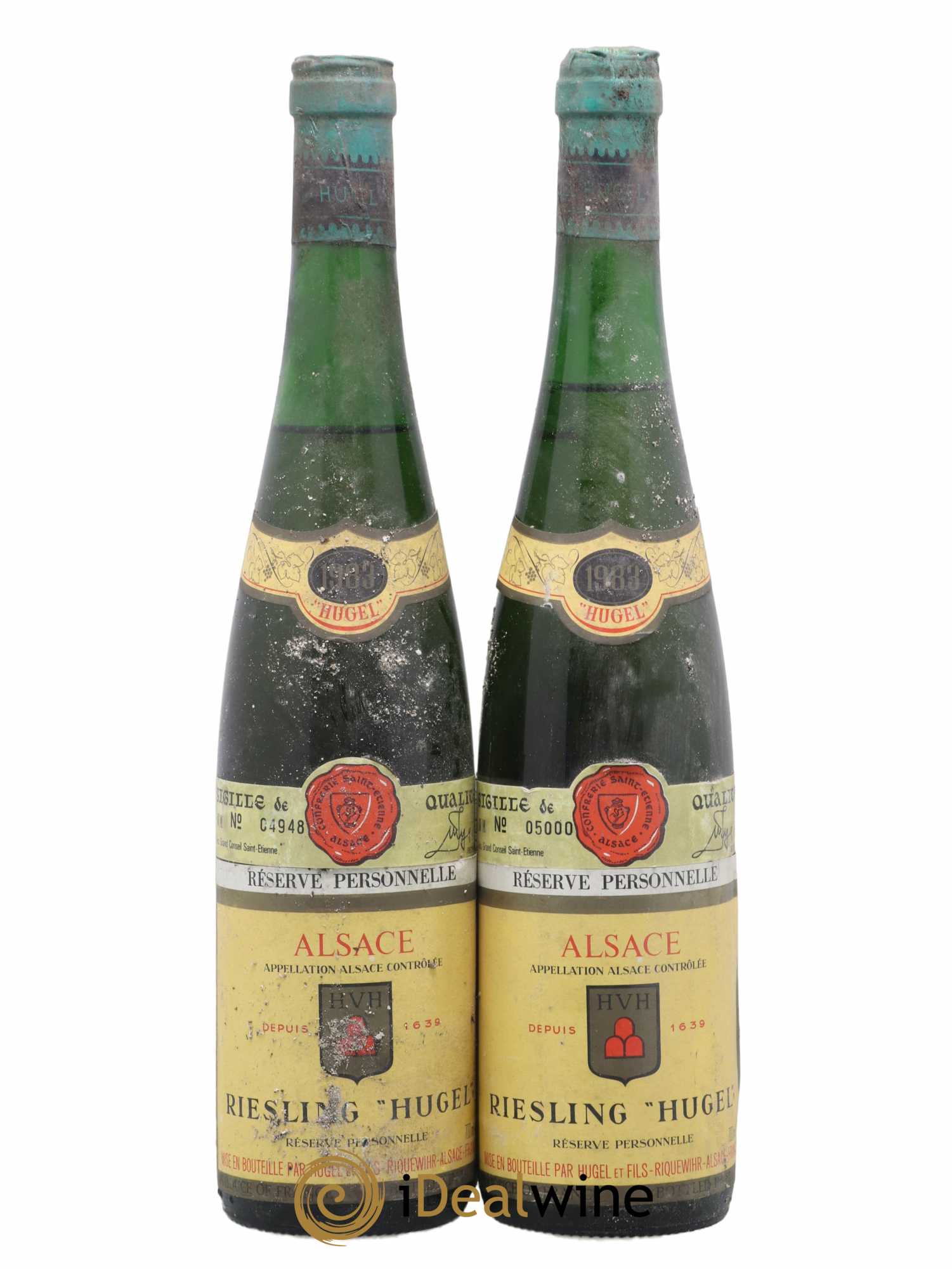 Riesling Réserve Personnelle Jubilee Hugel (Domaine) 1983 - Lot de 2 bouteilles - 0