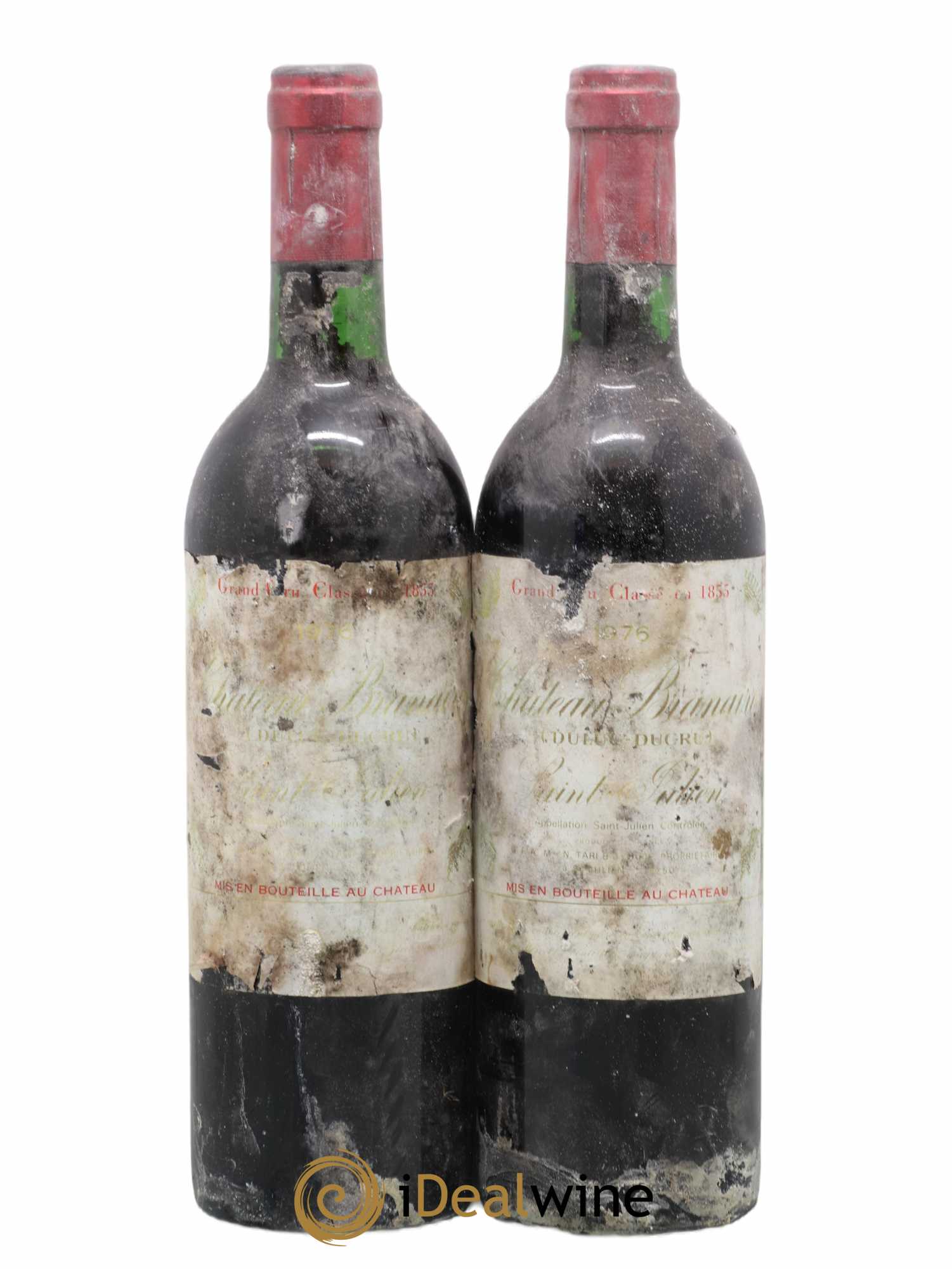 Château Branaire Ducru 4ème Grand Cru Classé 1976 - Lot de 2 bouteilles - 0