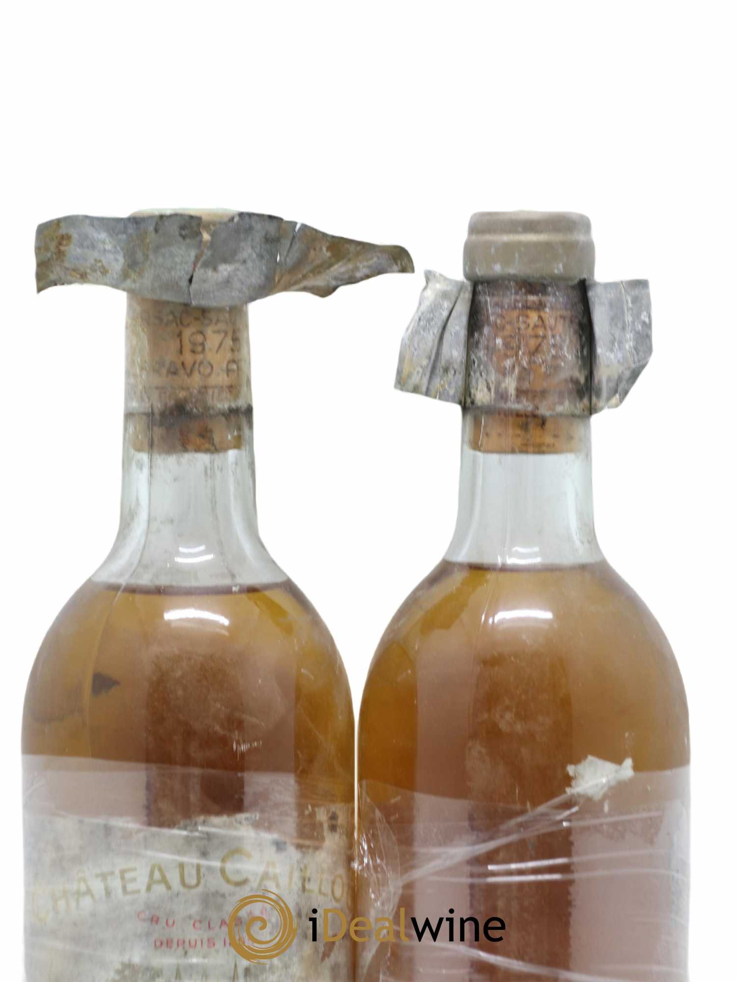 Château Caillou 2ème Grand Cru Classé 1975 - Lot de 2 bouteilles - 1