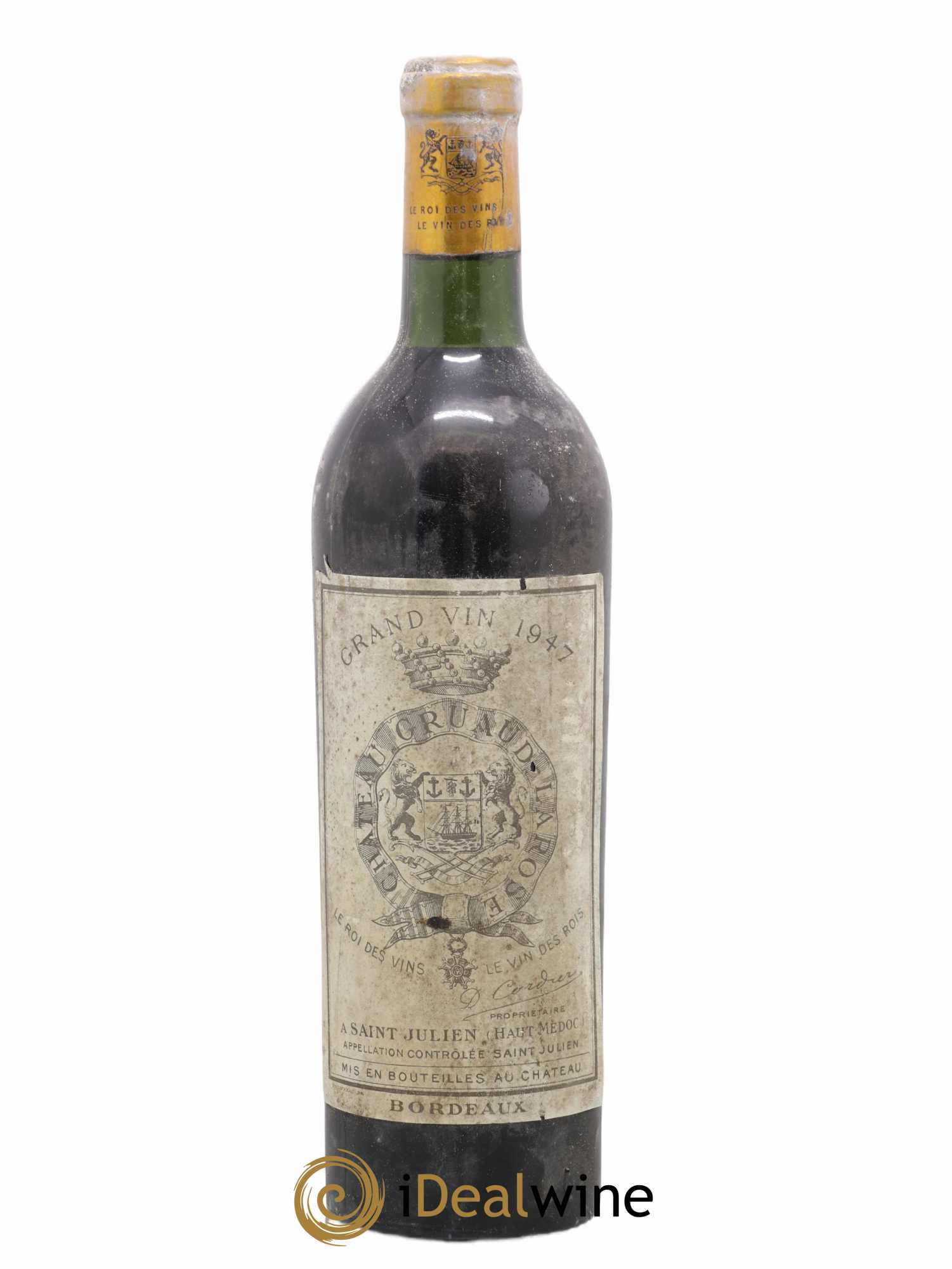 Château Gruaud Larose 2ème Grand Cru Classé 1947 - Lot de 1 bouteille - 0
