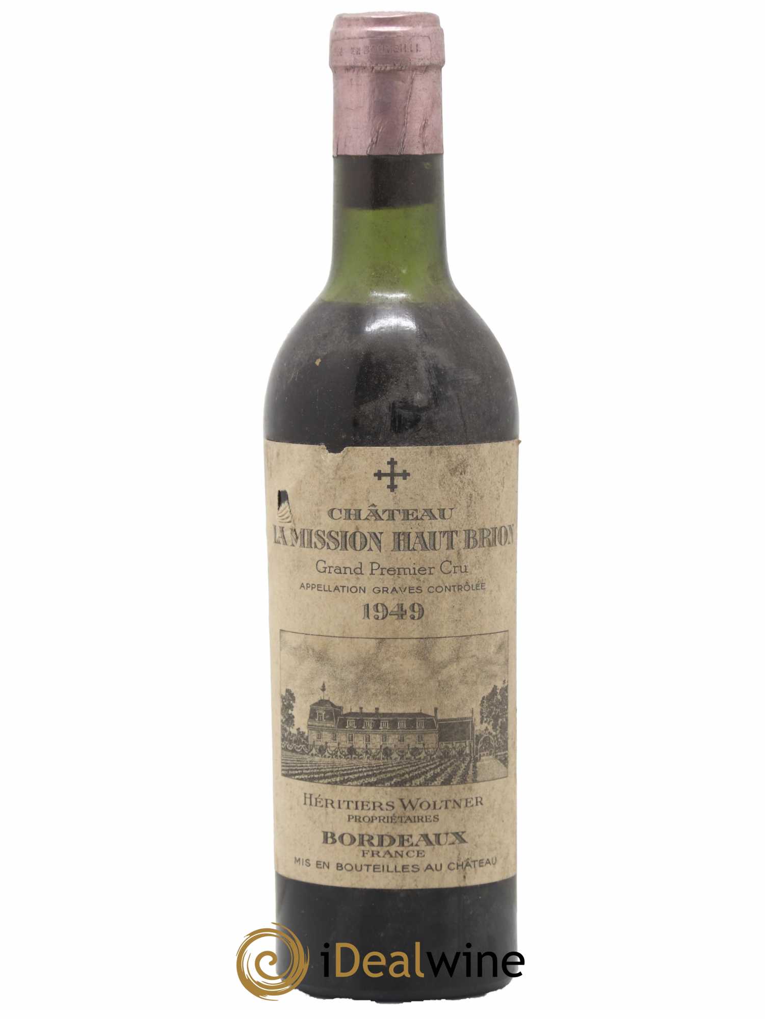 Château la Mission Haut-Brion Cru Classé de Graves 1949 - Lot de 1 demi bouteille - 0