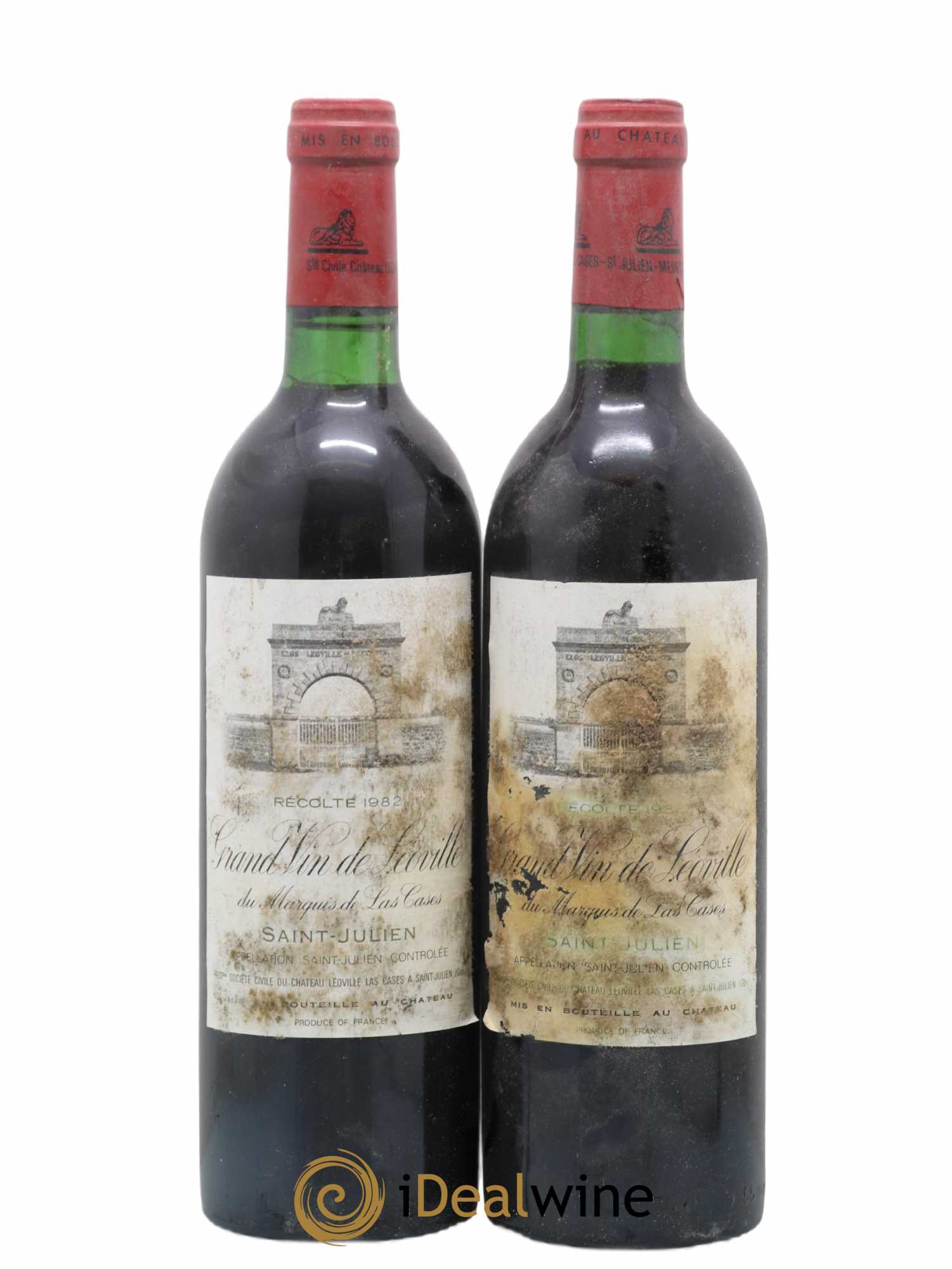 Château Léoville Las Cases 2ème Grand Cru Classé 1982 - Lot de 2 bouteilles - 0