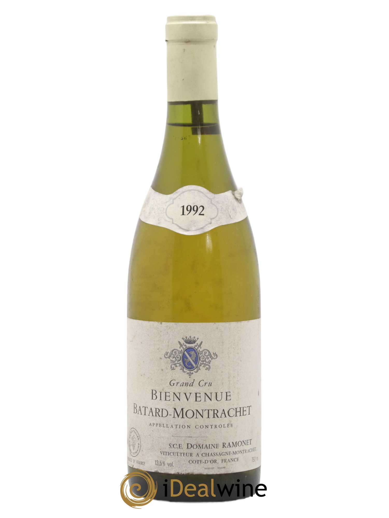 Bienvenues-Bâtard-Montrachet Grand Cru Ramonet (Domaine) 1992 - Posten von 1 Flasche - 0