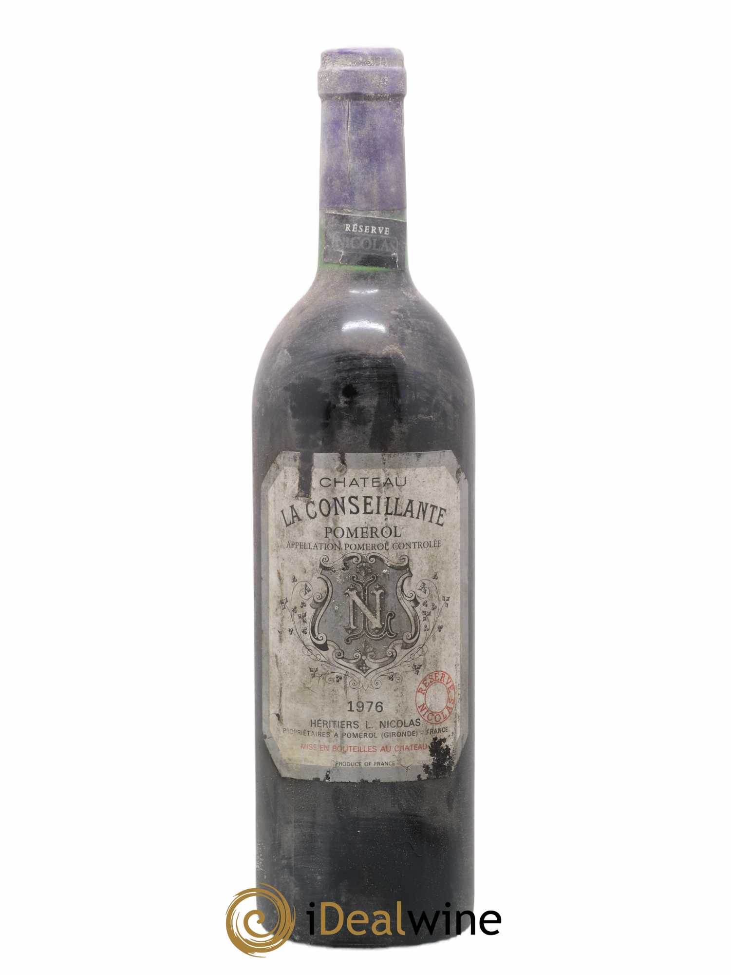 Château la Conseillante Réserve Nicolas 1976 - Lot de 1 bouteille - 0
